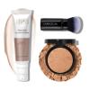 imageLAURA GELLER NEW YORK Baked BalancenBrighten Powder Foundation  Golden Medium and Spackle SuperSize Skin Perfecting Makeup Primer  Ethereal Rose Glow and Retractable Airbrush Kabuki Brush