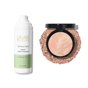 imageLAURA GELLER NEW YORK Baked BalancenBrighten Powder Foundation Porcelain  Spackle Mist Boost with Cooling Aloe