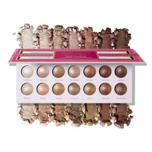 imageLAURA GELLER NEW YORK The Delectables Soho Shimmers Eyeshadow Palette  Includes 14 ShimmerFinish Baked Eyeshadows in Stunning Neutral Shades  LongLasting HighShine Eyeshadows for Everyday08 The Delectables Soho Shimmers