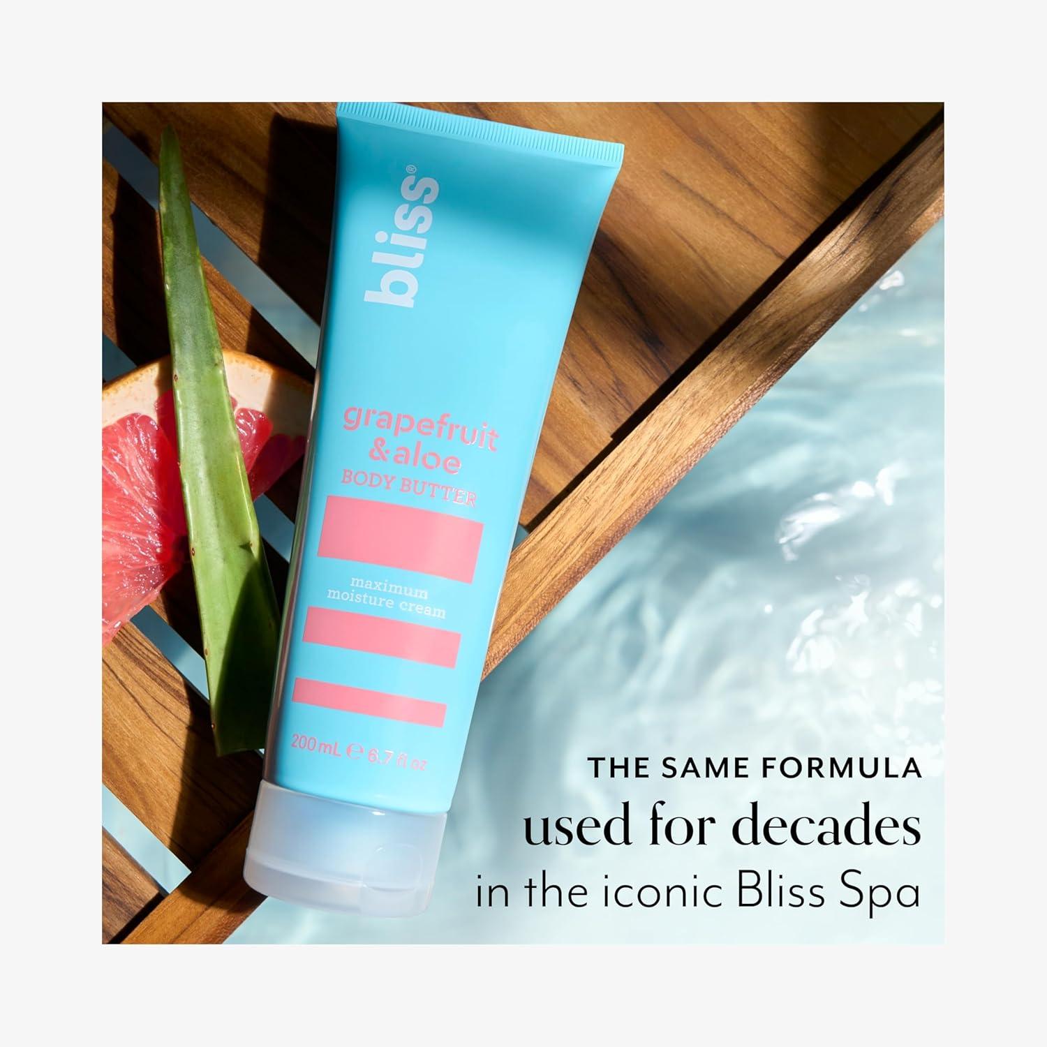 imageBliss Body Butter  Grapefruit and Aloe  Maximum Moisture Cream  67 Fl Oz  Body Lotion for Dry Skin  LongLasting Moisturizer for Women ampamp Men  Vegan and CrueltyFreeGrapefruit  Aloe