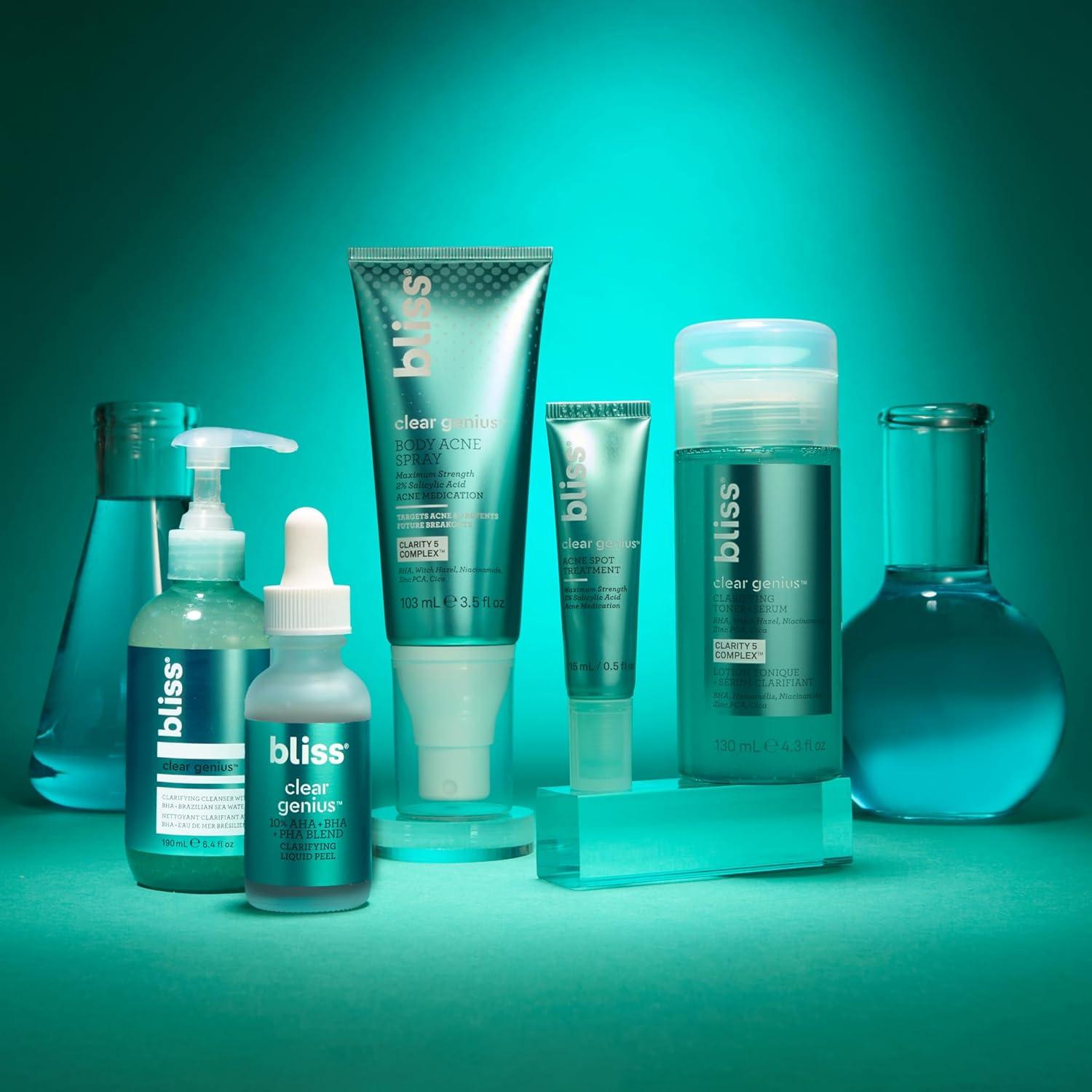 imageBliss Fab Foaming 2In1 Cleanser and Exfoliator with Bamboo Buffers  64 Fl Oz  OilFree Gel Face Wash  Makeup Remover  Vegan ampamp Cruelty FreeClarifyingClear Skin Clear Genius