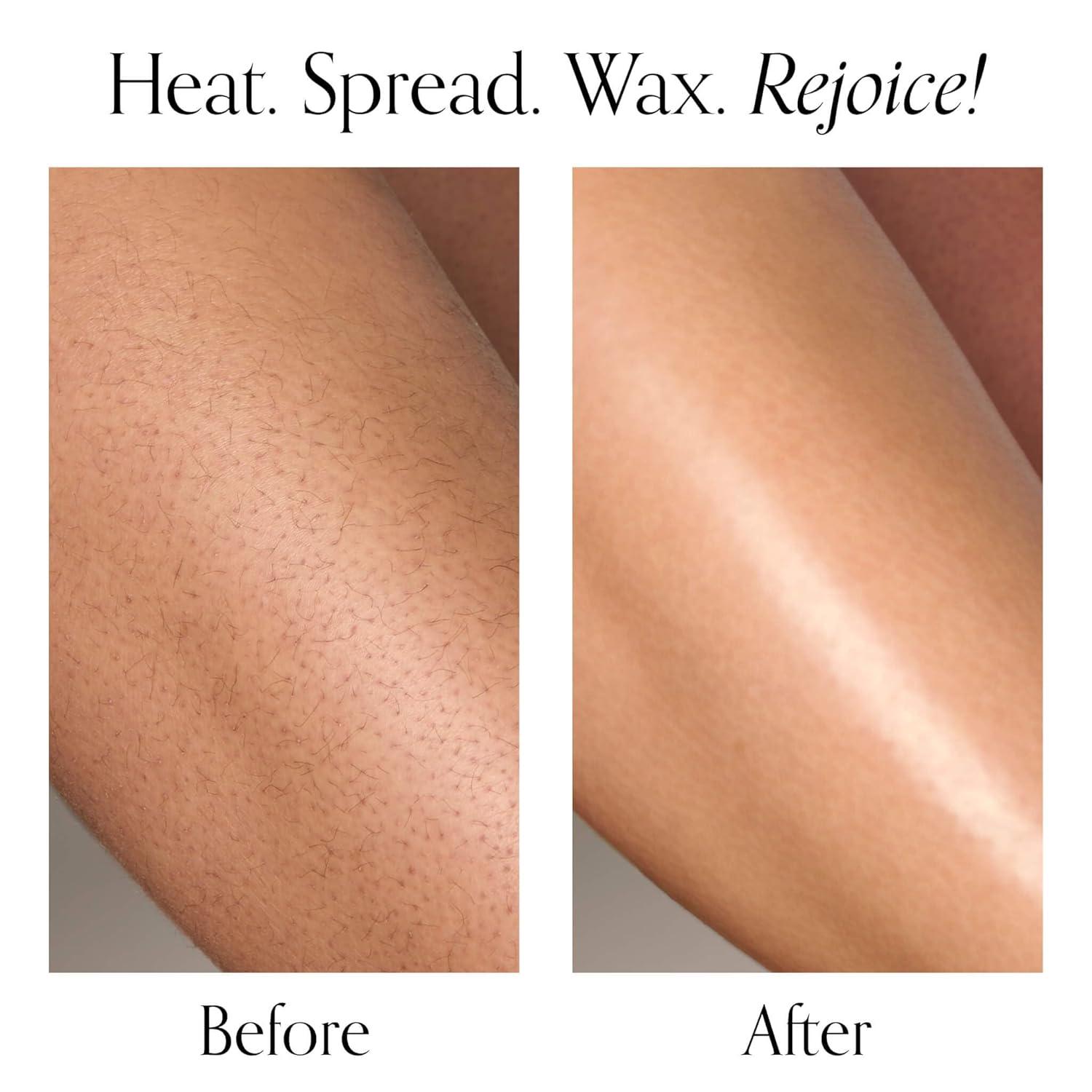 imageBliss Poetic Waxing At Home Wax Kit  53 Fl Oz  Microwavable Stripless Wax Hair Removal Kit  Fragrance Free  Safe for All Skin Types  6 PC Set