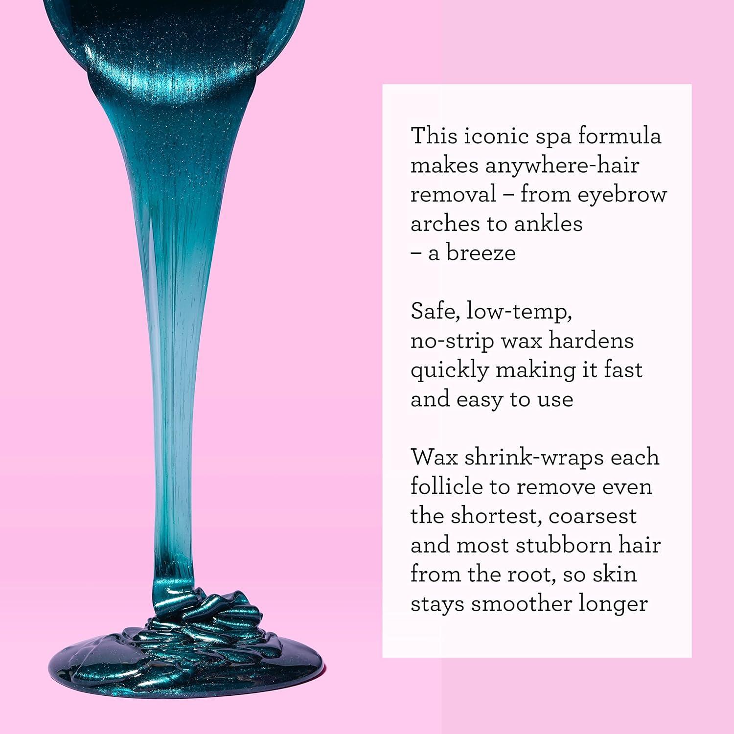 imageBliss Poetic Waxing At Home Wax Kit  53 Fl Oz  Microwavable Stripless Wax Hair Removal Kit  Fragrance Free  Safe for All Skin Types  6 PC Set