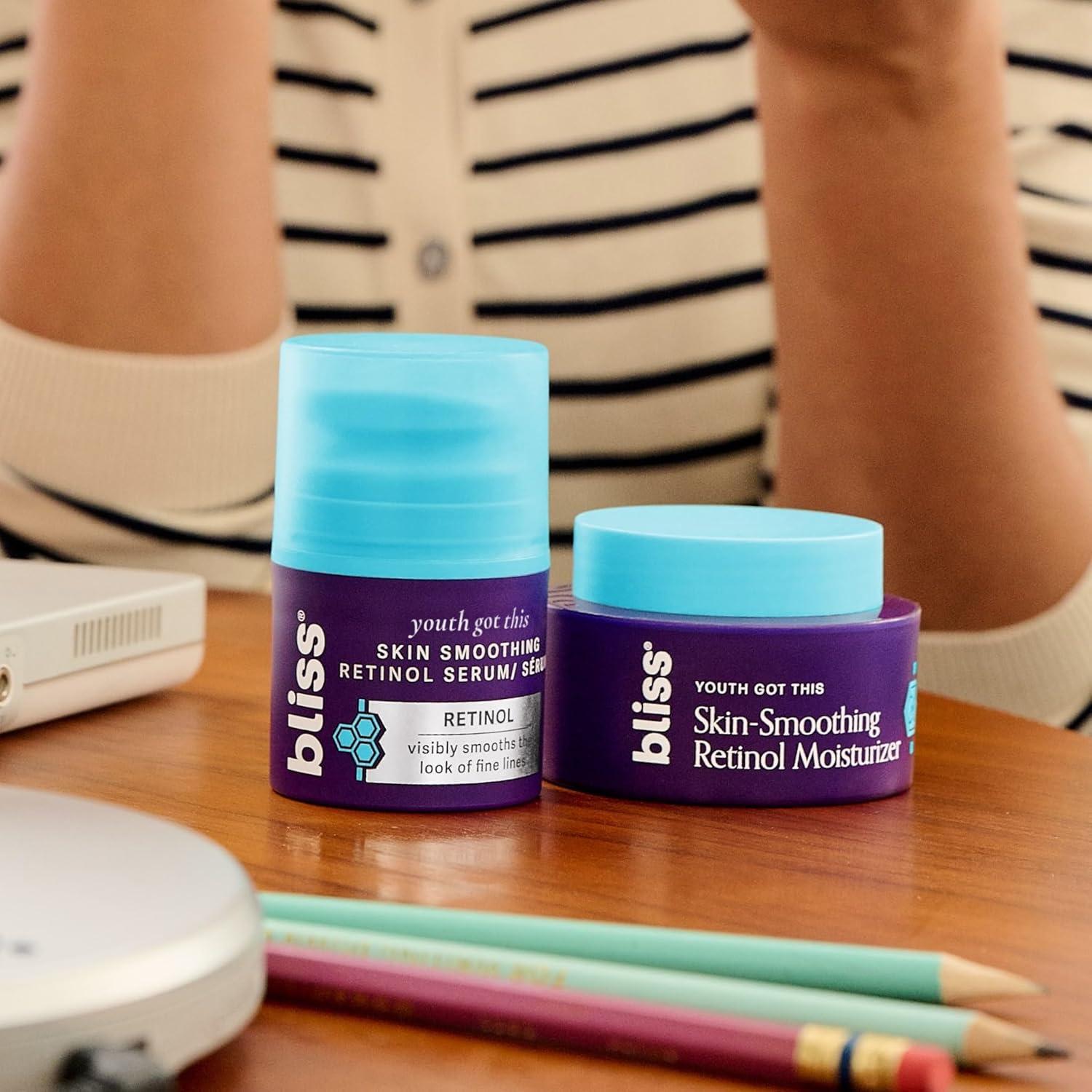 imageBliss Retinol Serum Youth Got This Advanced AntiAging Formula  Reduces Fine Lines ampamp Wrinkles  DermatologistTested  Clinically Proven Results  FragranceFree ampamp Vegan  1 Fl Oz