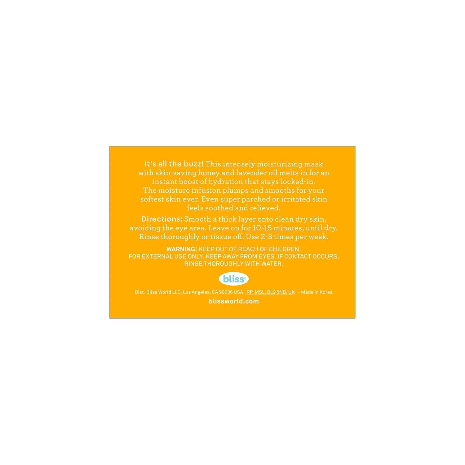 imageBliss What a Melon Overnight Facial Mask  17 Oz  Reviving ampamp Destressing Overnight Mask  Hydrates Nourishes and Softens  All Skin Types  Vegan ampamp CrueltyFreeIn the Honey