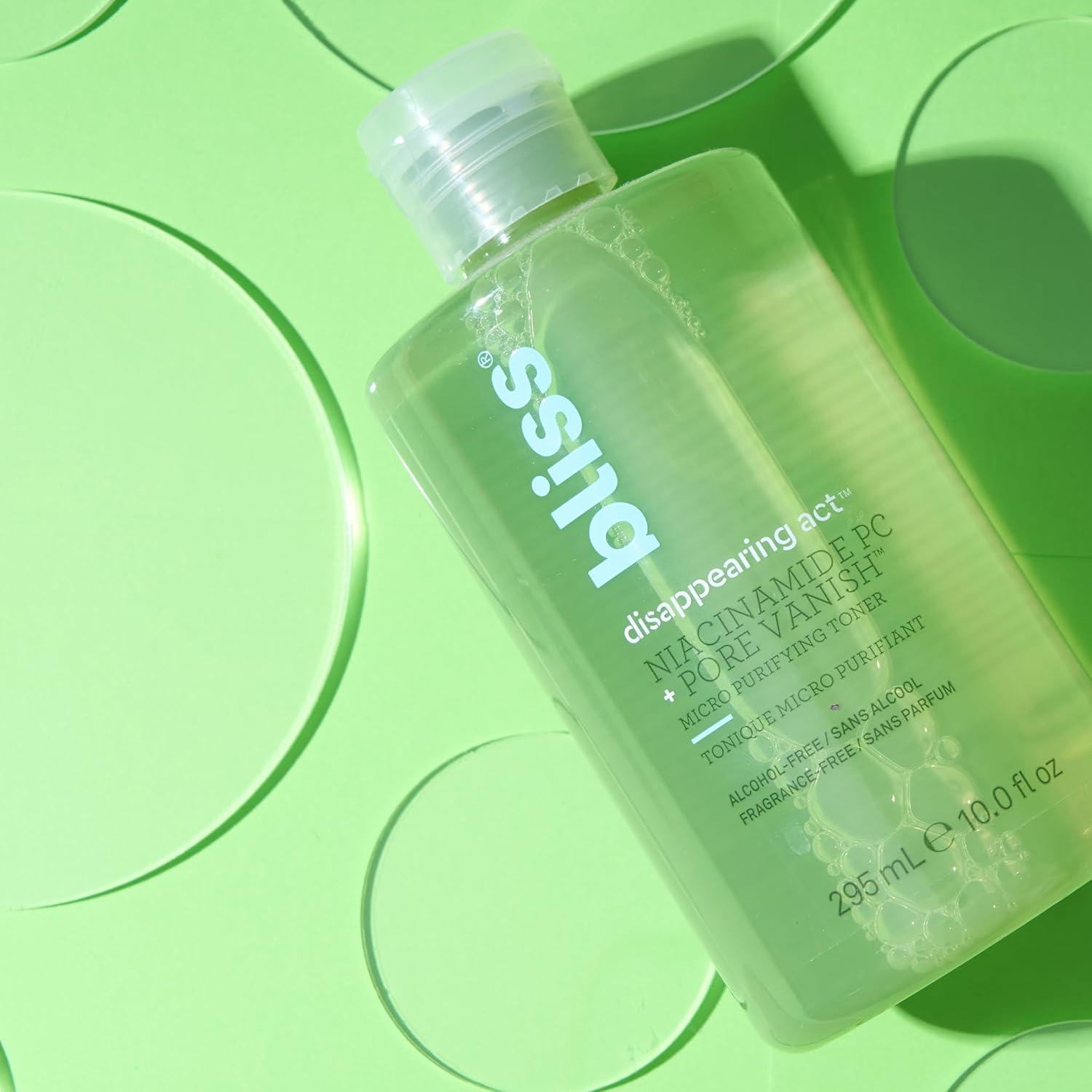 imageBliss What a Melon Replenishing Watermelon Hyaluronic Acid Toner  7 Fl Oz  Witch Hazel ampamp Willow Bark  Hydrates Refreshes and Energizes Tired Skin  Clean  Vegan ampamp CrueltyFreeDisappearing Act Toner