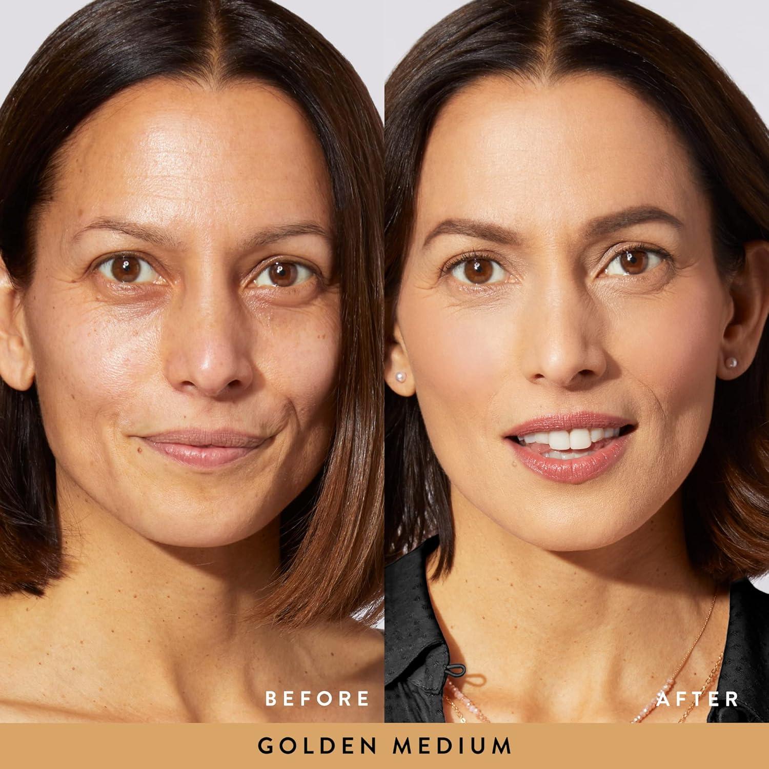 imageBlushnGlow Kit 3 PC LAURA GELLER NEW YORK Baked BalanceNGlow Illuminating CC Powder Foundation Light Retractable Kabuki Brush Baked BlushNBrighten Pink Grapefruit05 Golden Medium  Pink Grapefruit