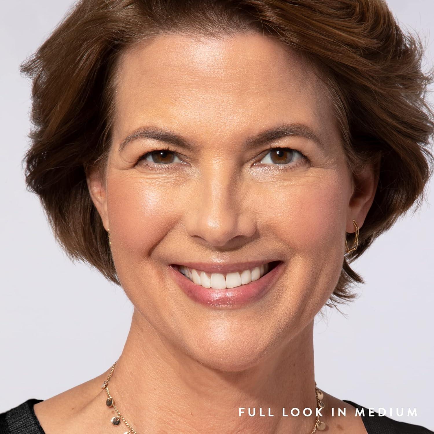 imageBlushnGlow Kit 3 PC LAURA GELLER NEW YORK Baked BalanceNGlow Illuminating CC Powder Foundation Light Retractable Kabuki Brush Baked BlushNBrighten Pink Grapefruit04 Medium  Pink Grapefruit