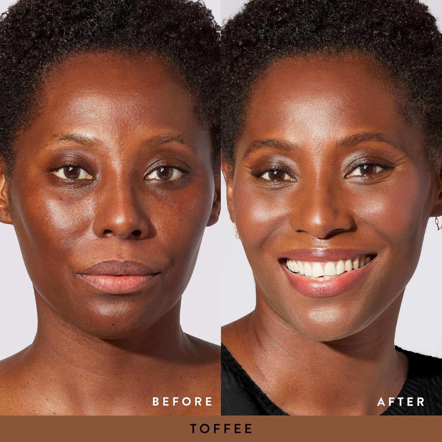 imageBlushnGlow Kit 3 PC LAURA GELLER NEW YORK Baked BalanceNGlow Illuminating CC Powder Foundation Light Retractable Kabuki Brush Baked BlushNBrighten Pink Grapefruit07 Toffee  Pink Grapefruit