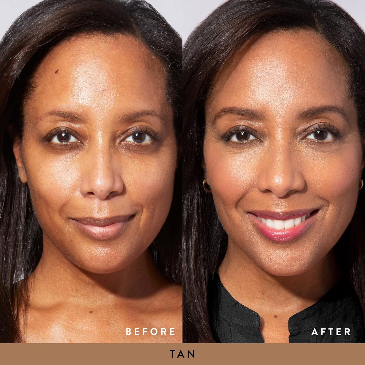 imageBlushnGlow Kit 3 PC LAURA GELLER NEW YORK Baked BalanceNGlow Illuminating CC Powder Foundation Light Retractable Kabuki Brush Baked BlushNBrighten Pink Grapefruit06 Tan  Pink Grapefruit