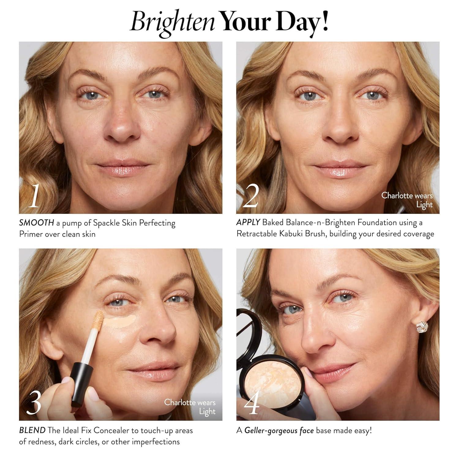 imageLAURA GELLER BrightennProtect Foundation and SPF Makeup Primer Set BalancenBrighten Sand and Spackle SPF 30 Primer