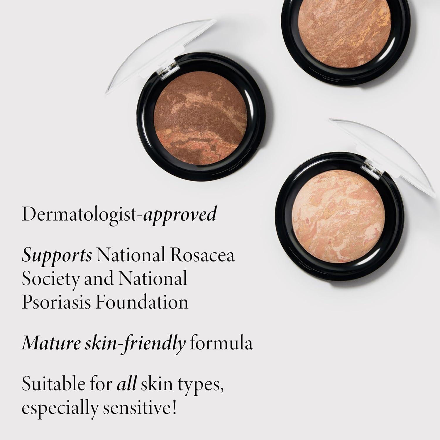 imageLAURA GELLER NEW YORK AwardWinning Baked BalancenBrighten Color Correcting Powder Foundation  Light  Buildable Light to Medium Coverage  DemiMatte Natural Finish107 Deep To Go