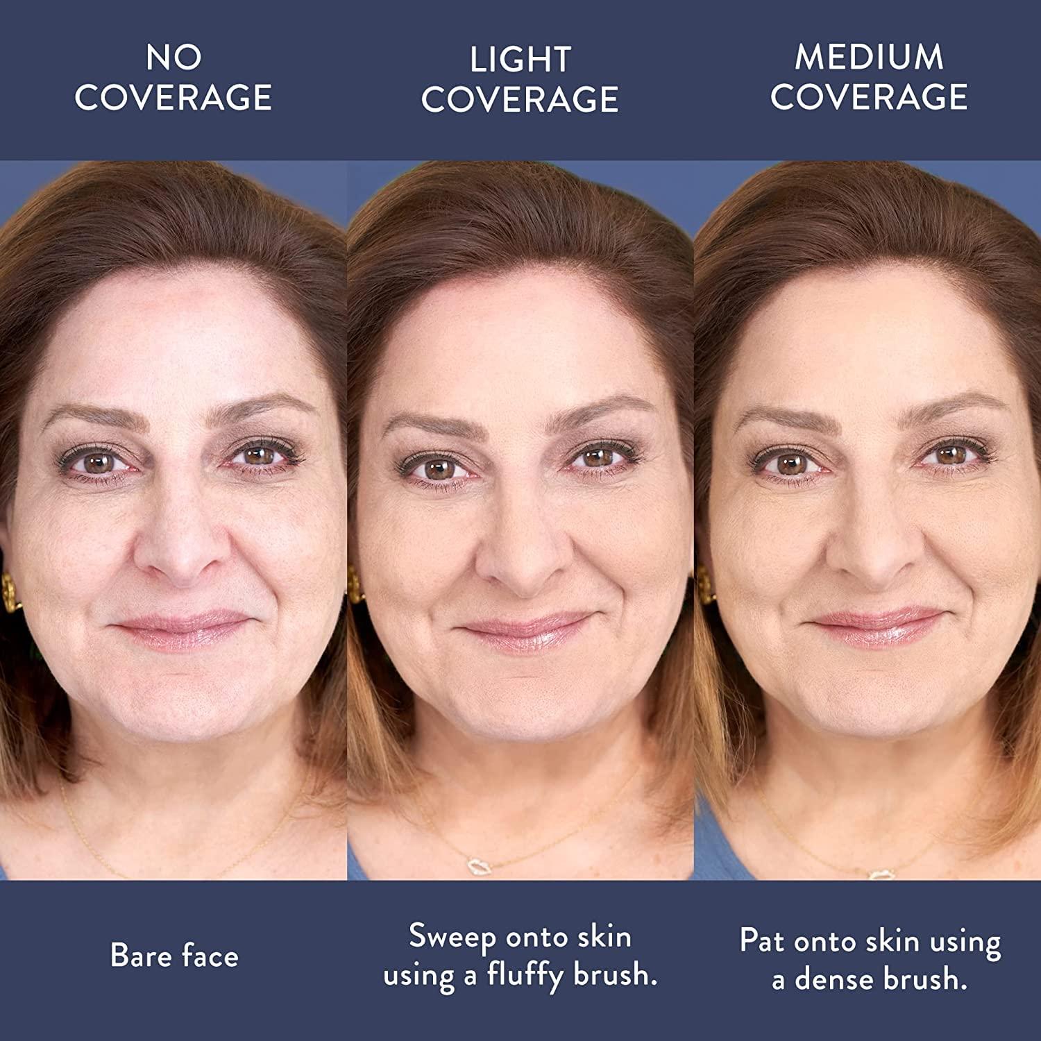 imageLAURA GELLER NEW YORK AwardWinning Baked BalancenBrighten Color Correcting Powder Foundation  Light  Buildable Light to Medium Coverage  DemiMatte Natural FinishLight