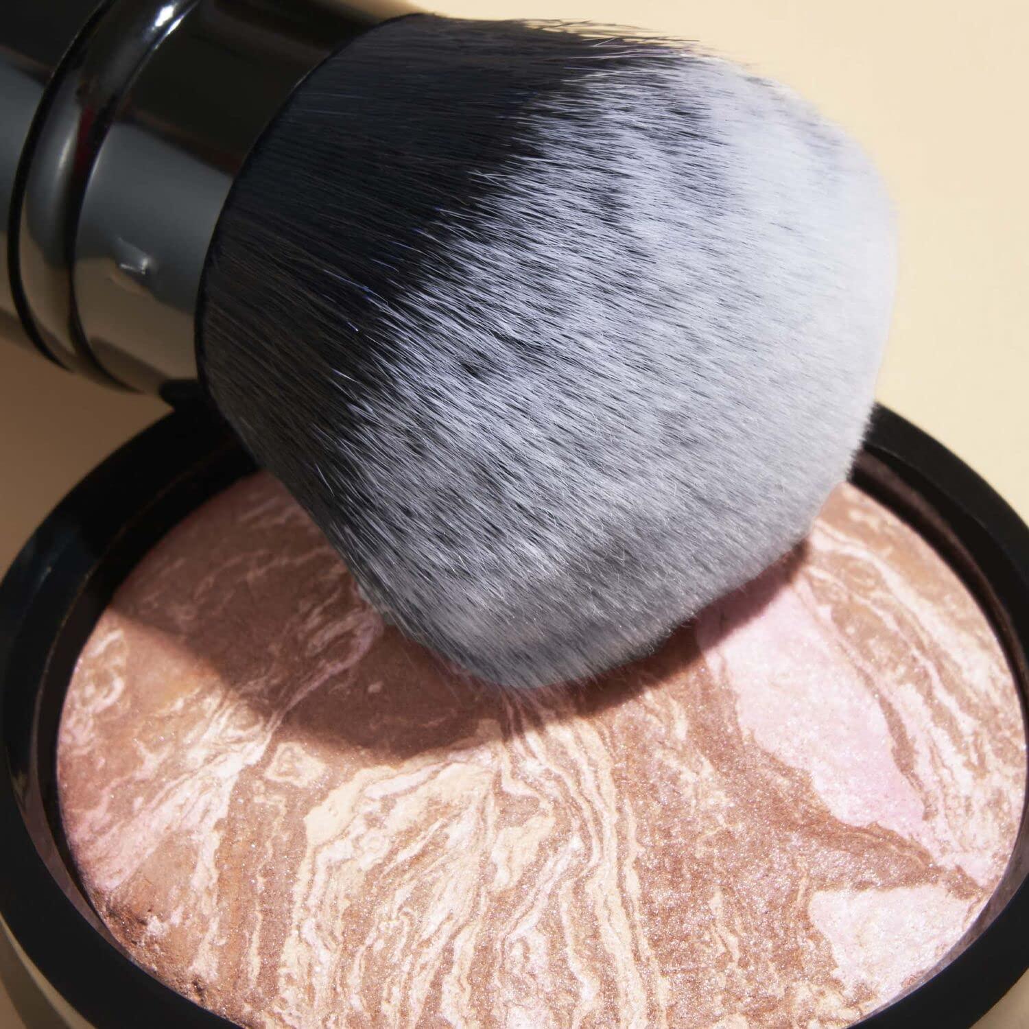 imageLAURA GELLER NEW YORK Baked BalancenBrighten Powder Foundation  Deep  Spackle SuperSize Skin Perfecting Makeup Primer  Ethereal Rose Glow  Retractable Airbrush Kabuki Brush