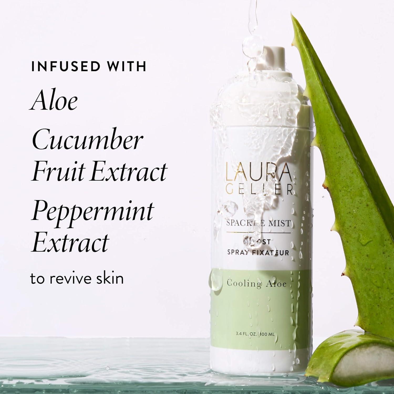 imageLAURA GELLER NEW YORK Baked BalancenBrighten Powder Foundation Toffee  Spackle Mist Boost with Cooling Aloe