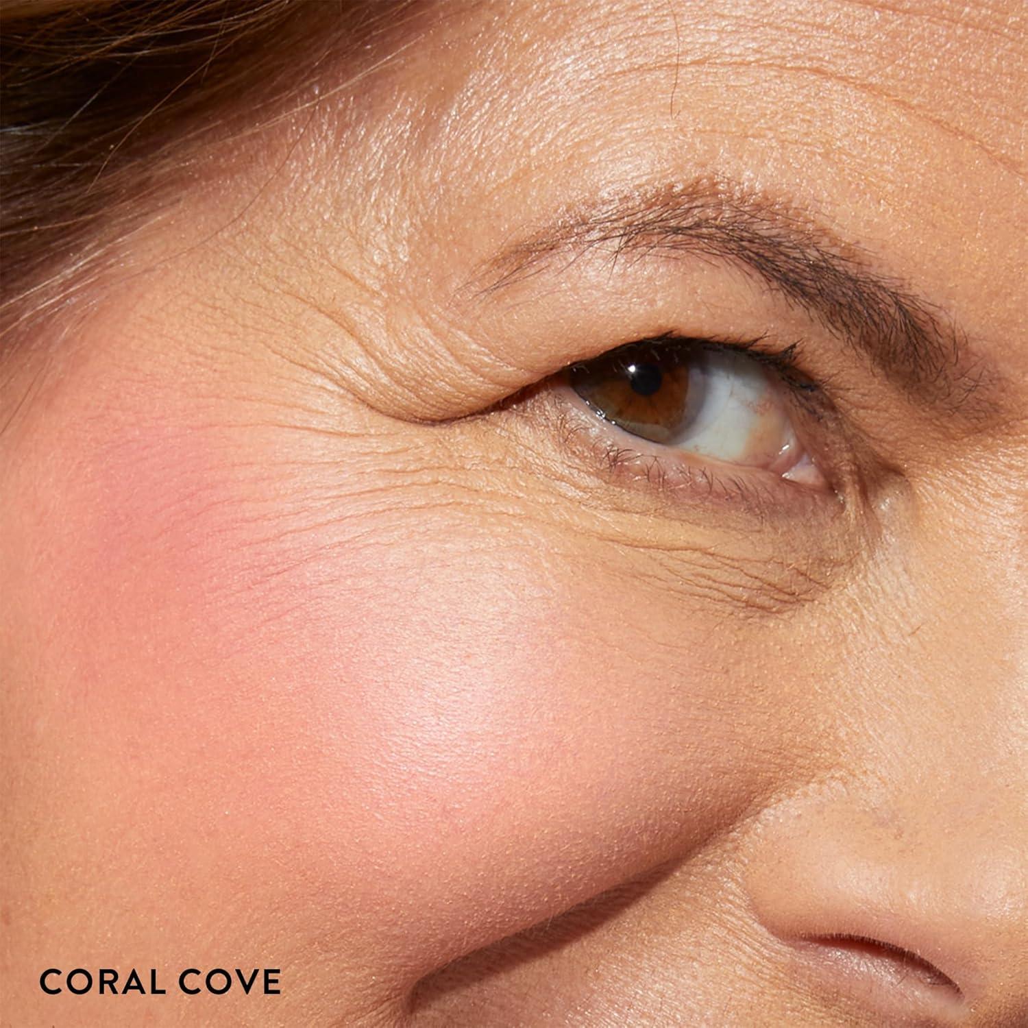 imageLAURA GELLER NEW YORK Baked BlushnBrighten Marbleized Blush  Apricot Berry ampamp Angled Brush 2pc Set03 Coral Cove