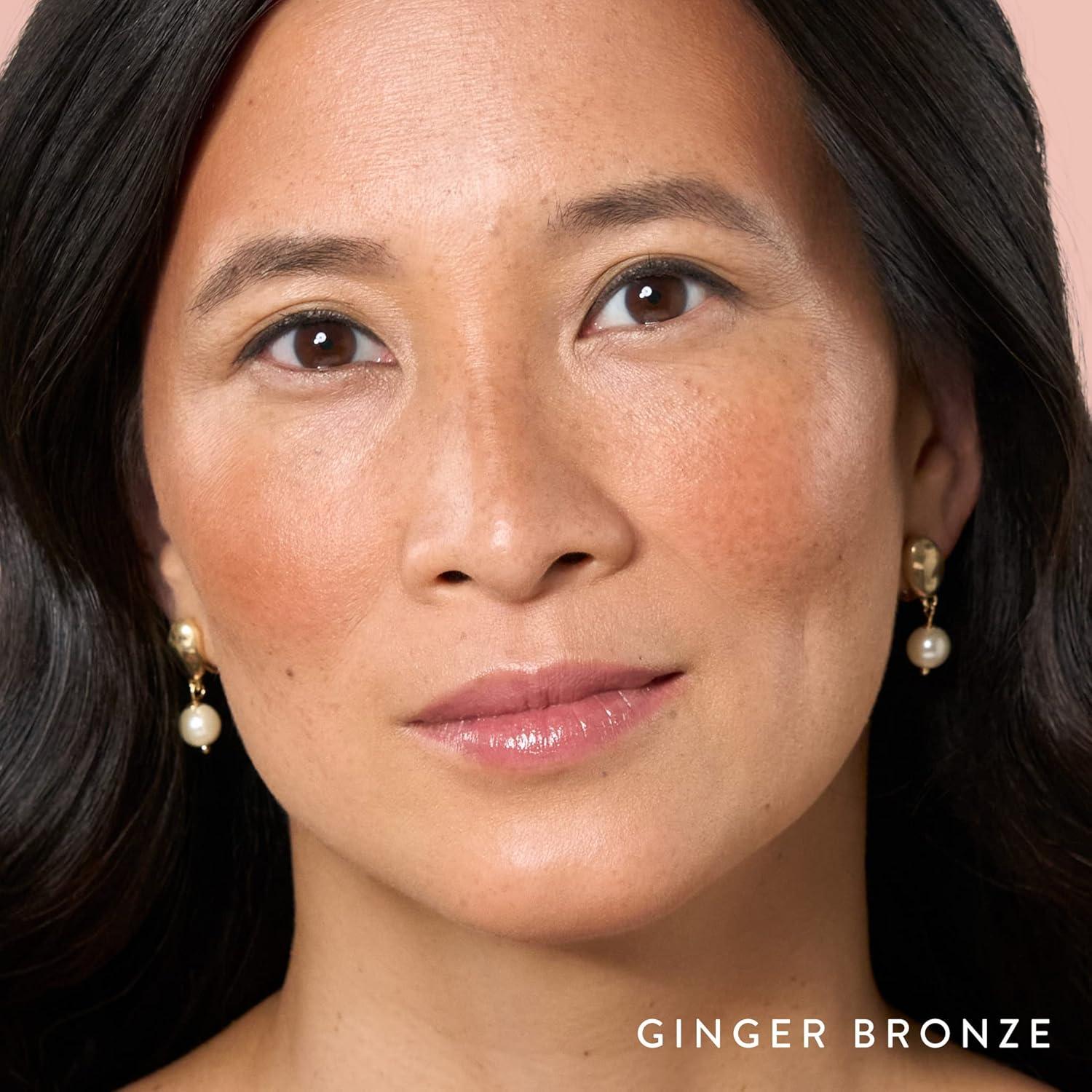 imageLAURA GELLER NEW YORK Baked BlushnBronze 2in1 Bronzer Blush Rose Bronze  Retractable Angled Kabuki BrushGinger Bronze  Retractable Angled Kabuki Brush