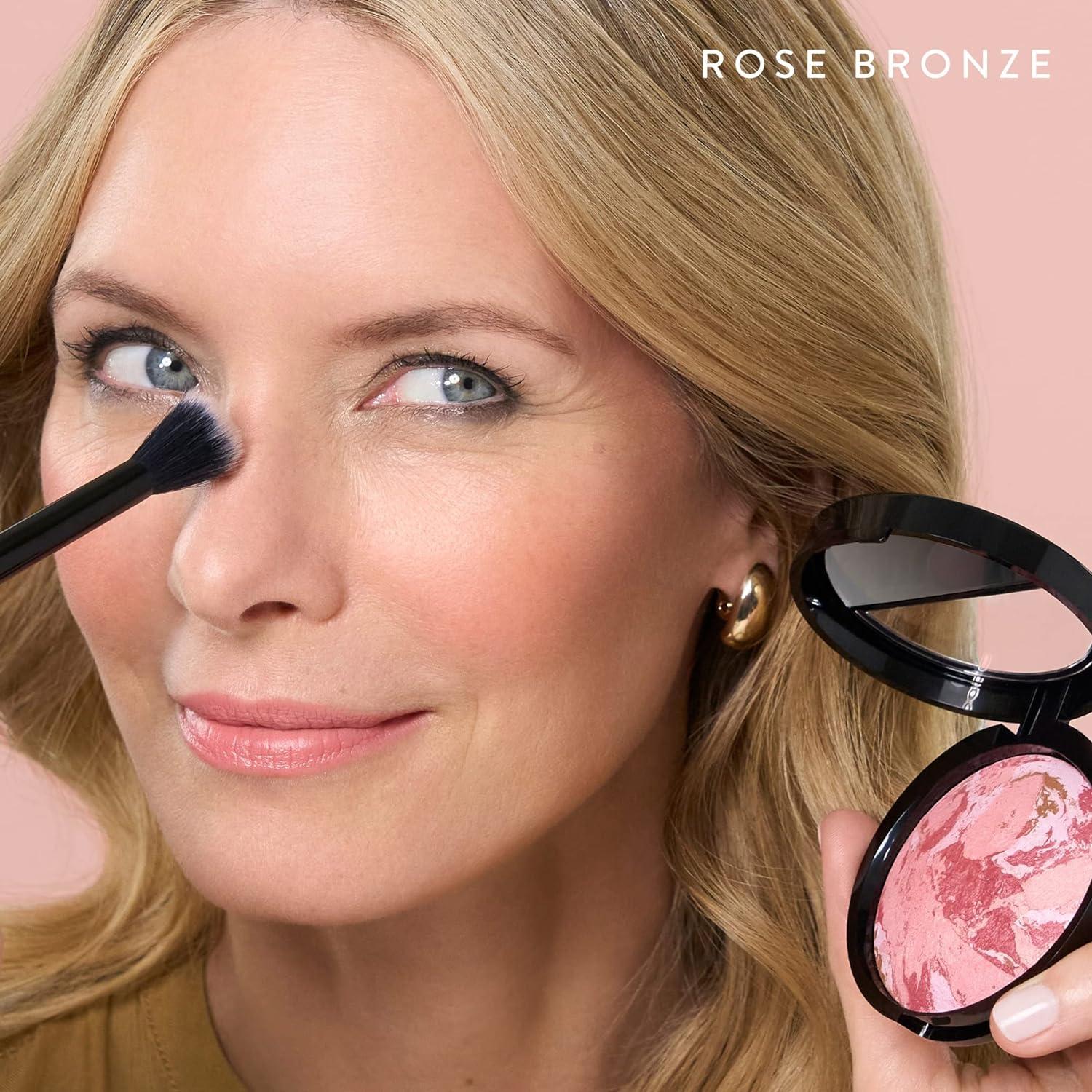 imageLAURA GELLER NEW YORK Baked BlushnBronze Marbleized 2in1 Sculpting Bronzer Blush  Rose Bronze  Contour Face with a Radiant Flush01 Rose Bronze