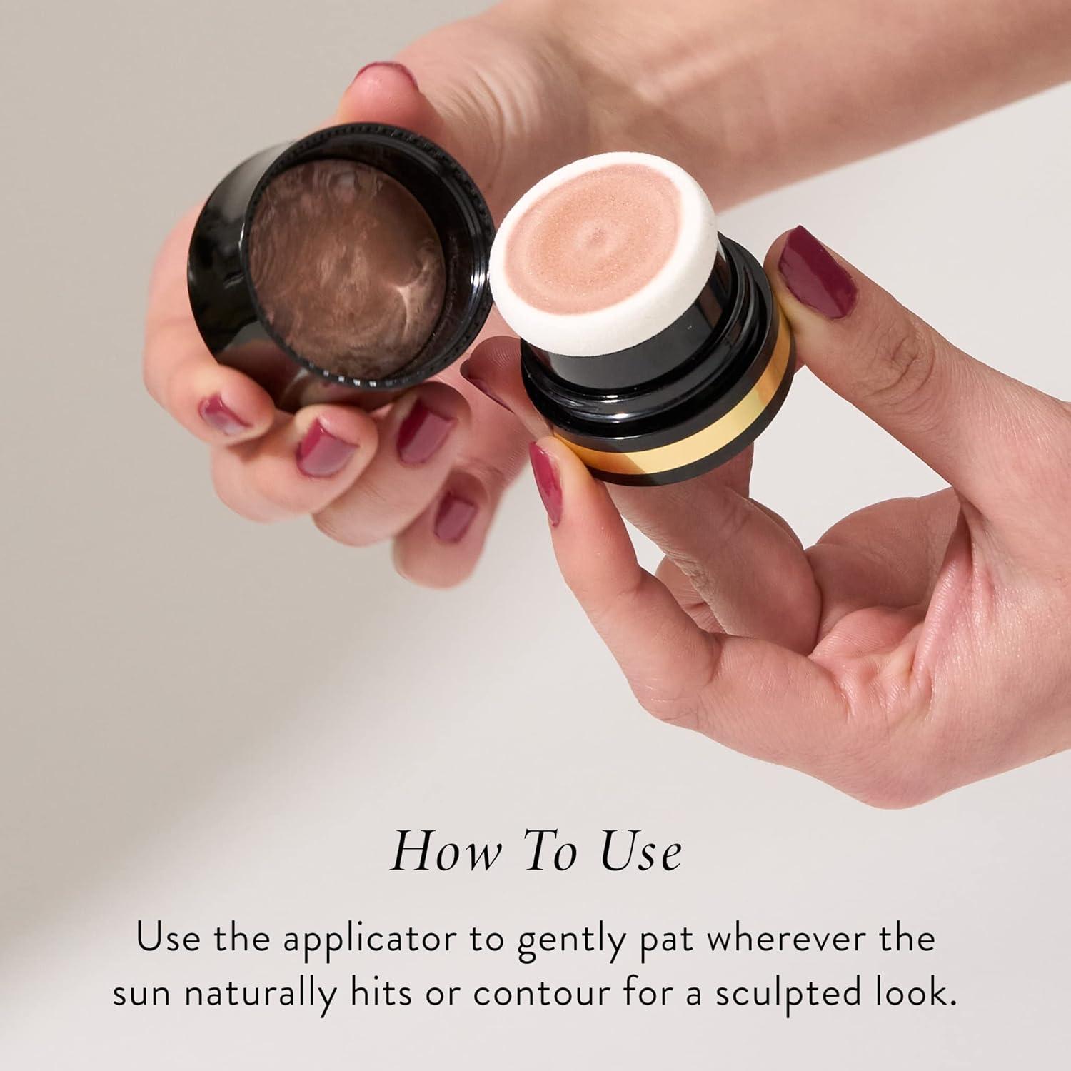 imageLAURA GELLER NEW YORK Baked BronzeNBrighten Bronzer Powder  Fair  Natural Bronze Glow14 Deep To Go  Travel Size