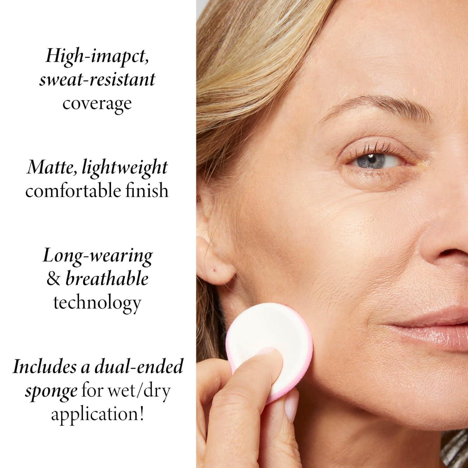 imageLAURA GELLER NEW YORK Baked Double Take Powder Foundation  Medium  Buildable Medium to Full Coverage  Matte Finish04 Medium