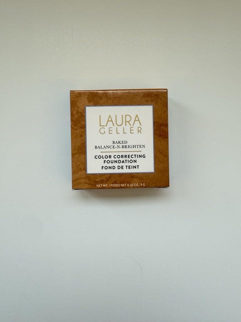 imageLAURA GELLER NEW YORK Baked Double Take Powder Foundation  Medium  Buildable Medium to Full Coverage  Matte Finish08 Tan