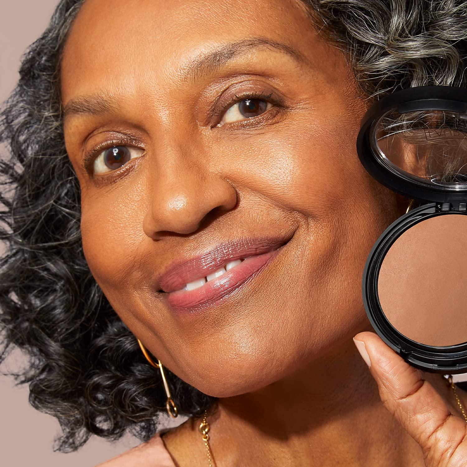 imageLAURA GELLER NEW YORK Baked Double Take Powder Foundation  Medium  Buildable Medium to Full Coverage  Matte Finish09 Deep