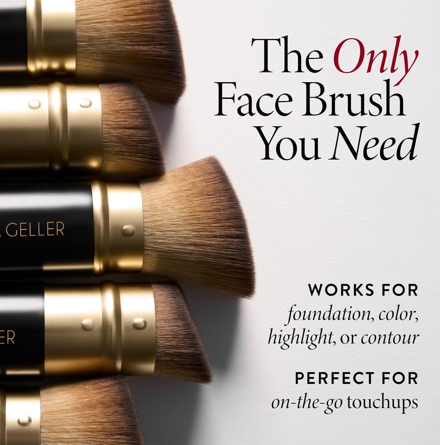 imageLAURA GELLER NEW YORK Baked Starter Kit  Full Coverage Double Take Powder Foundation  Best of the Best Face Palette  Retractable Angled Kabuki Brush 07 Deep03 Light