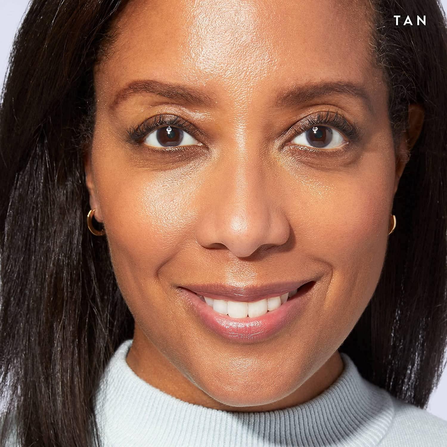 imageLAURA GELLER NEW YORK BalancenBrighten Powder Foundation Tan  Spackle SuperSize Makeup Primer with Hyaluronic Acid Hydrate