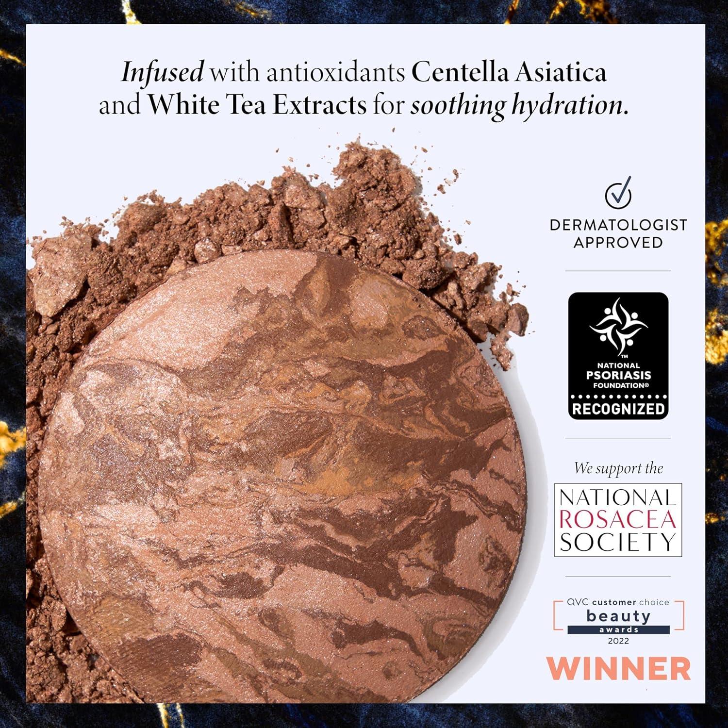 imageLAURA GELLER NEW YORK Daily Routine Kit 4 PC BalanceNBrighten Foundation Golden Medium  Retractable Kabuki Brush  BlushNBrighten Tropic Hues  Original Baked Highlighter French Vanilla08 Deep  Tropic Hues  French Vanilla