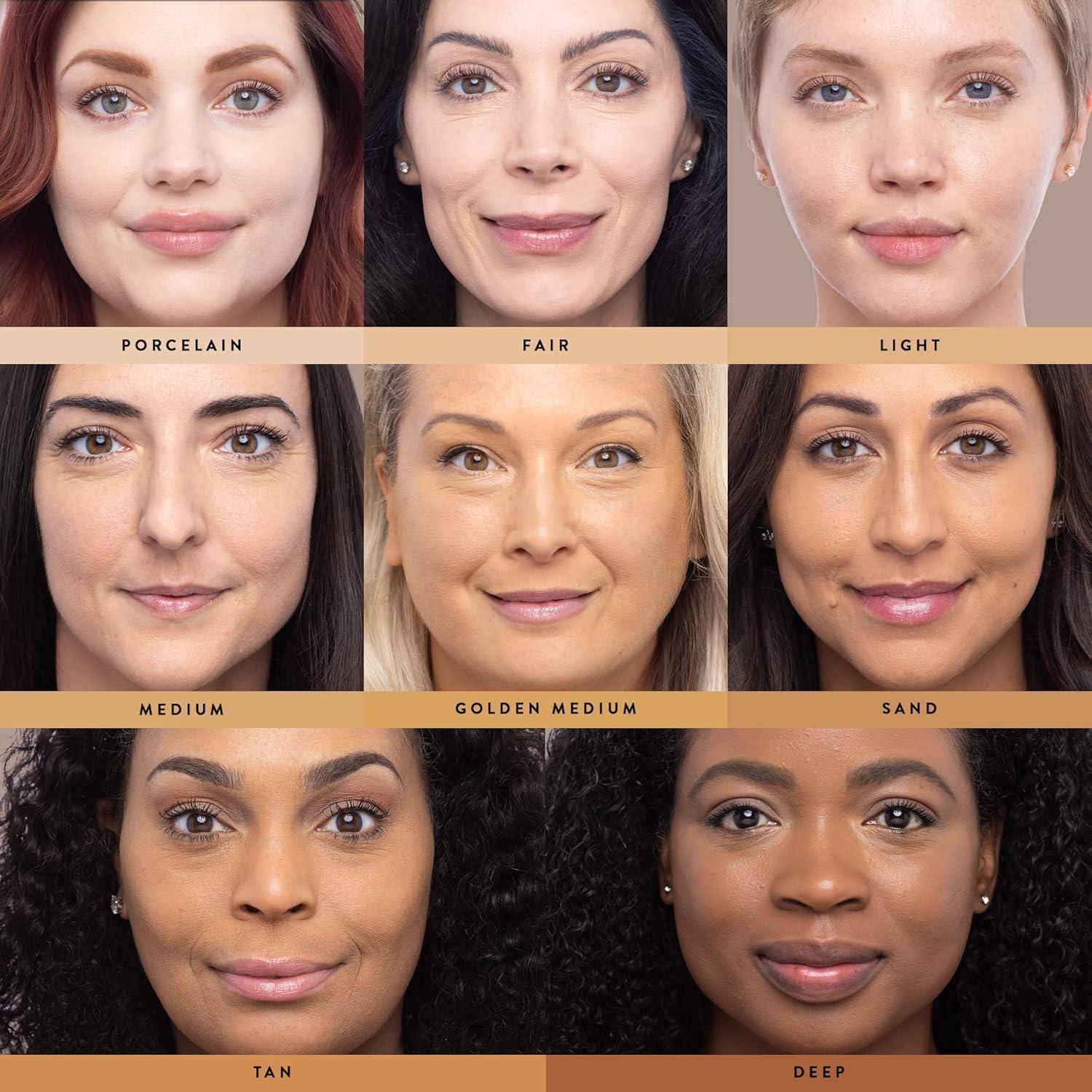 imageLAURA GELLER NEW YORK Double Take Liquid Foundation  Medium to Full Coverage Natural Matte Finish Sand101 Porcelain  Liquid