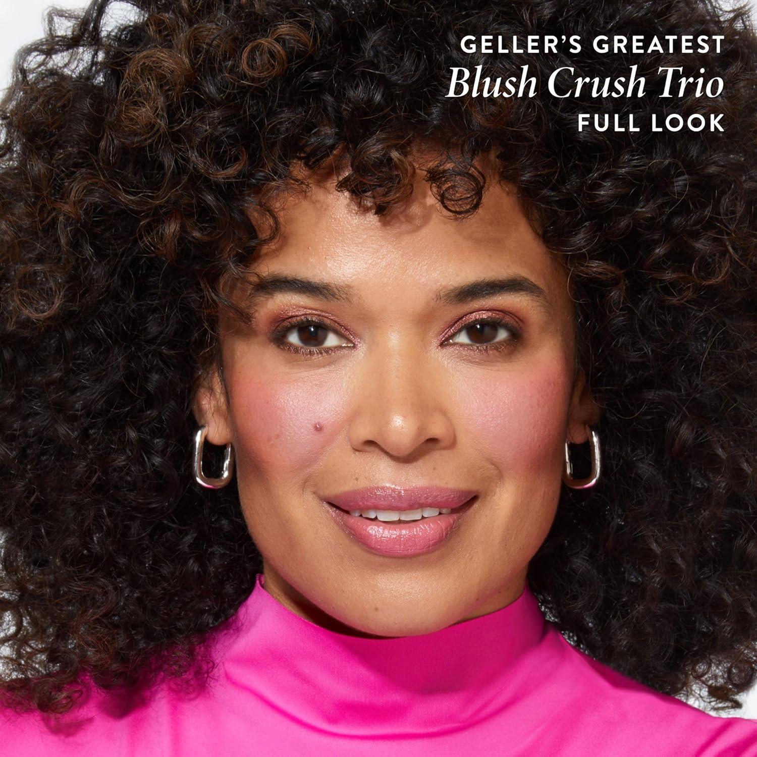 imageLAURA GELLER NEW YORK Gellers Greatest Blush Crush Baked Blush Trio  Sunswept Pink Buttercream Tropic Hues  BlushnBrighten Marbleized Blush Palette  All Skin TonesGellers Greatest Blush Crush