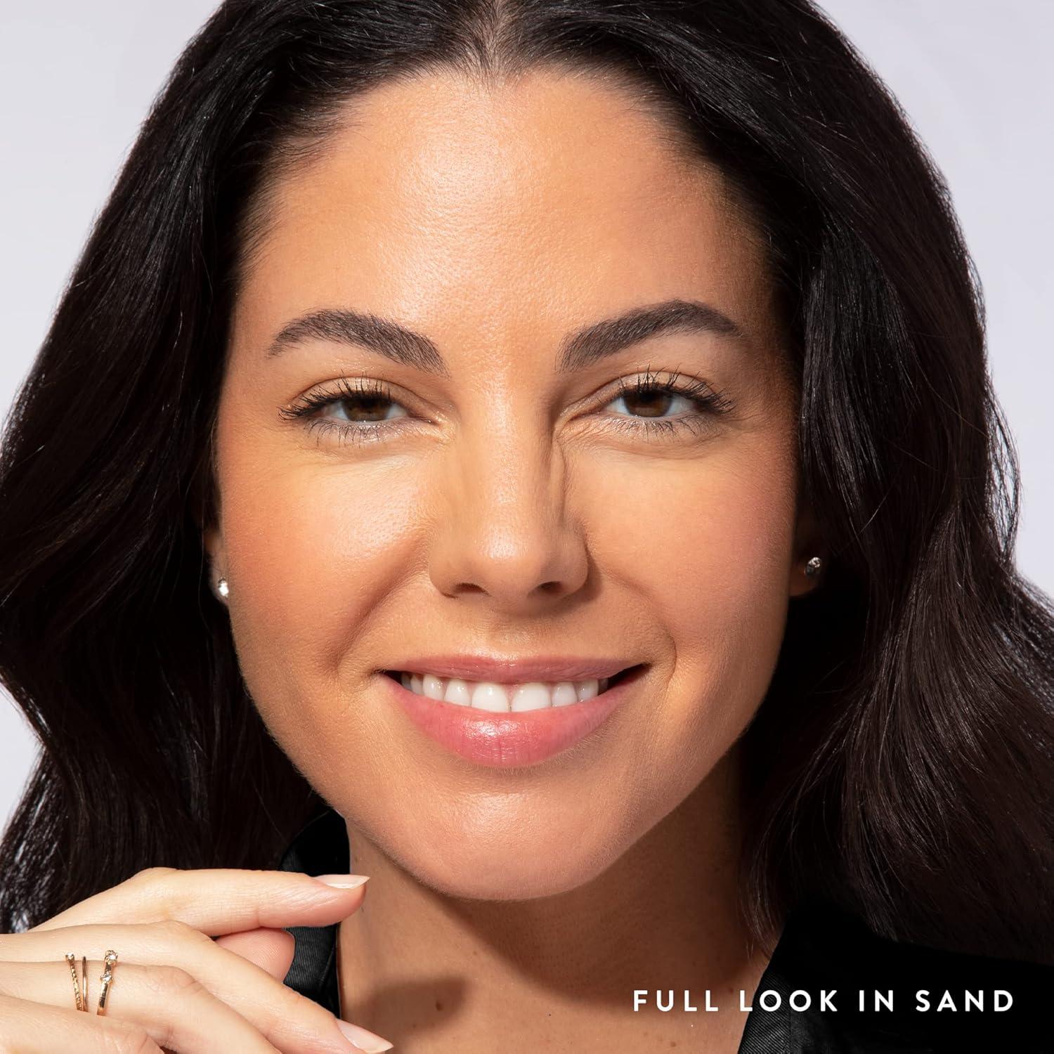 imageLAURA GELLER NEW YORK Get Glowing Kit 2pc Baked BalancenGlow Illuminating Powder Foundation Toffee  Airbrush Kabuki Makeup Brush06 Sand