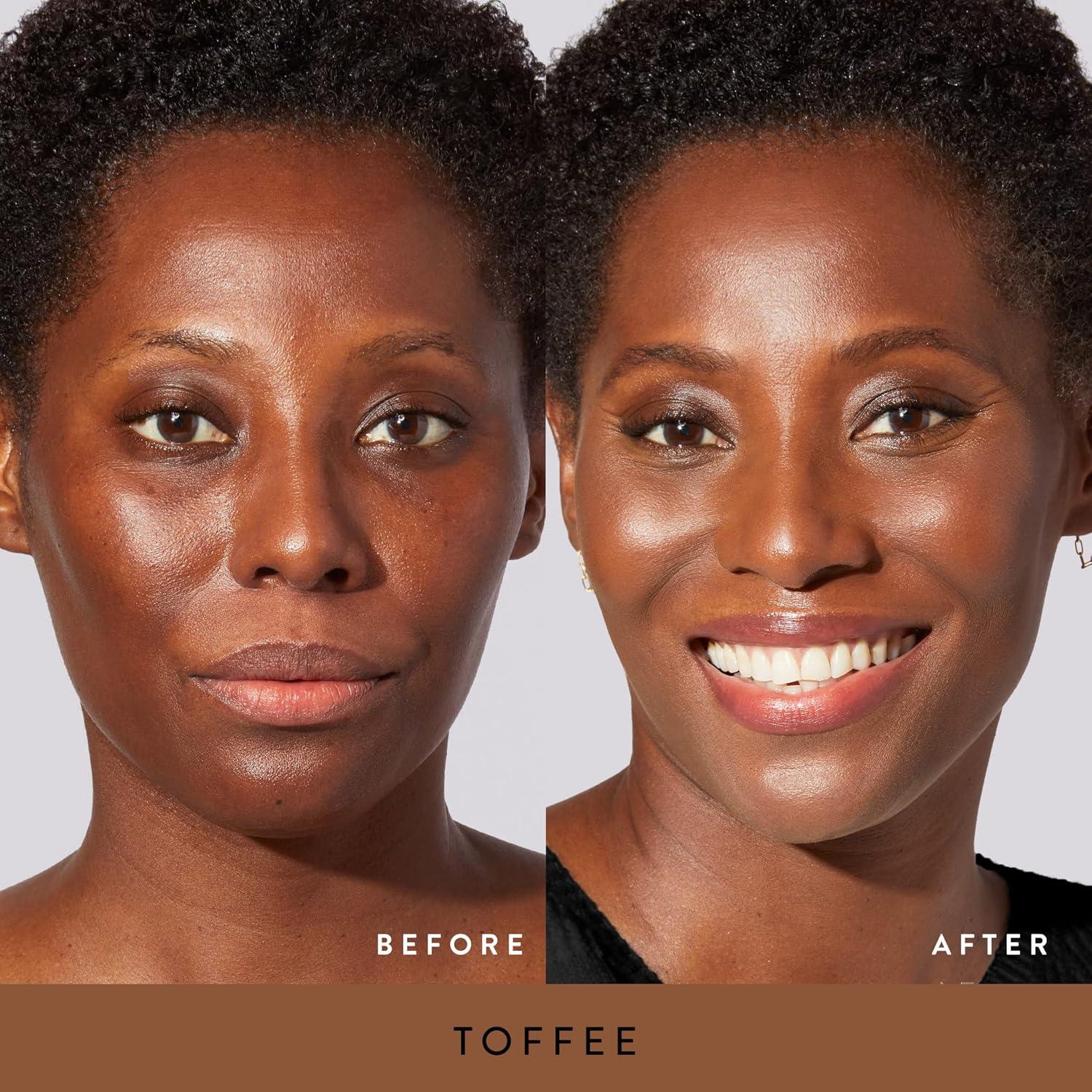 imageLAURA GELLER NEW YORK Get Glowing Kit 2pc Baked BalancenGlow Illuminating Powder Foundation Toffee  Airbrush Kabuki Makeup Brush09 Toffee