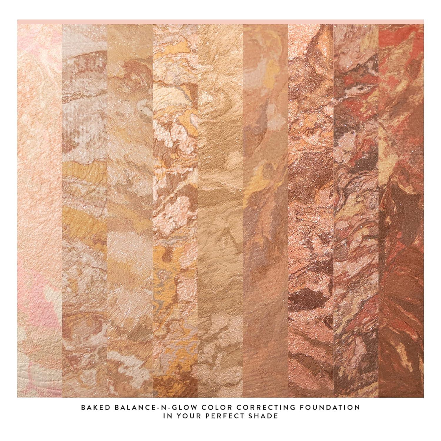 imageLAURA GELLER NEW YORK Get Glowing Kit 2pc Baked BalancenGlow Illuminating Powder Foundation Toffee  Airbrush Kabuki Makeup Brush09 Toffee