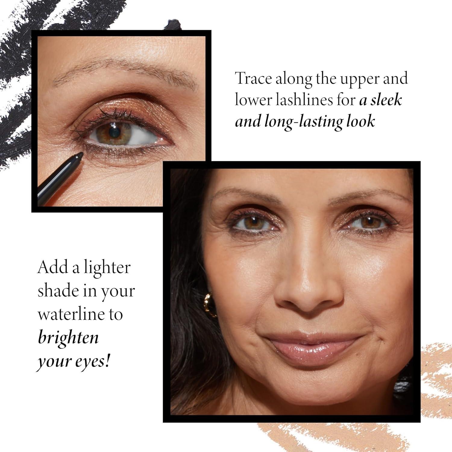 imageLAURA GELLER NEW YORK INKcredible Gel Eyeliner  After Midnight  Waterproof Smudgeproof Eyeliner Pencil  Built in Sharpener00 Blackbird