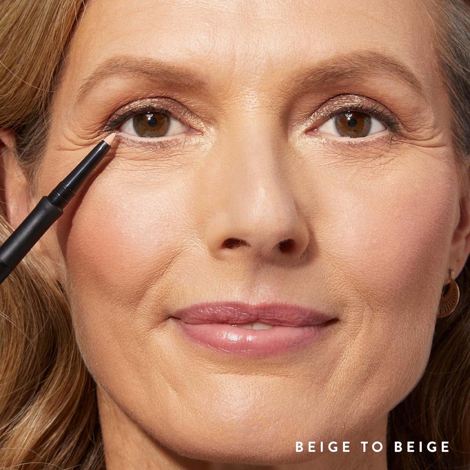 imageLAURA GELLER NEW YORK INKcredible Gel Eyeliner  After Midnight  Waterproof Smudgeproof Eyeliner Pencil  Built in Sharpener08 BeigetoBeige