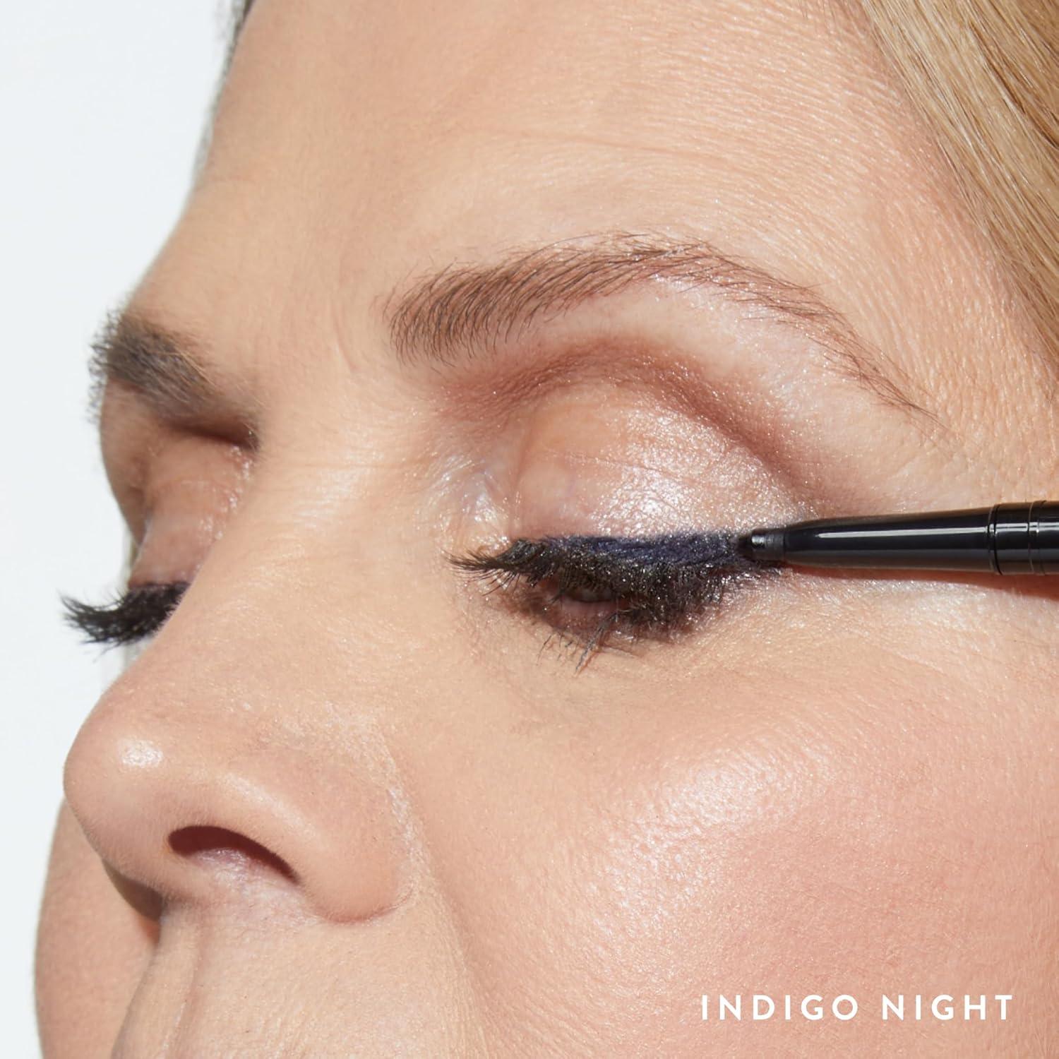 imageLAURA GELLER NEW YORK INKcredible Gel Eyeliner  After Midnight  Waterproof Smudgeproof Eyeliner Pencil  Built in SharpenerIndigo Night