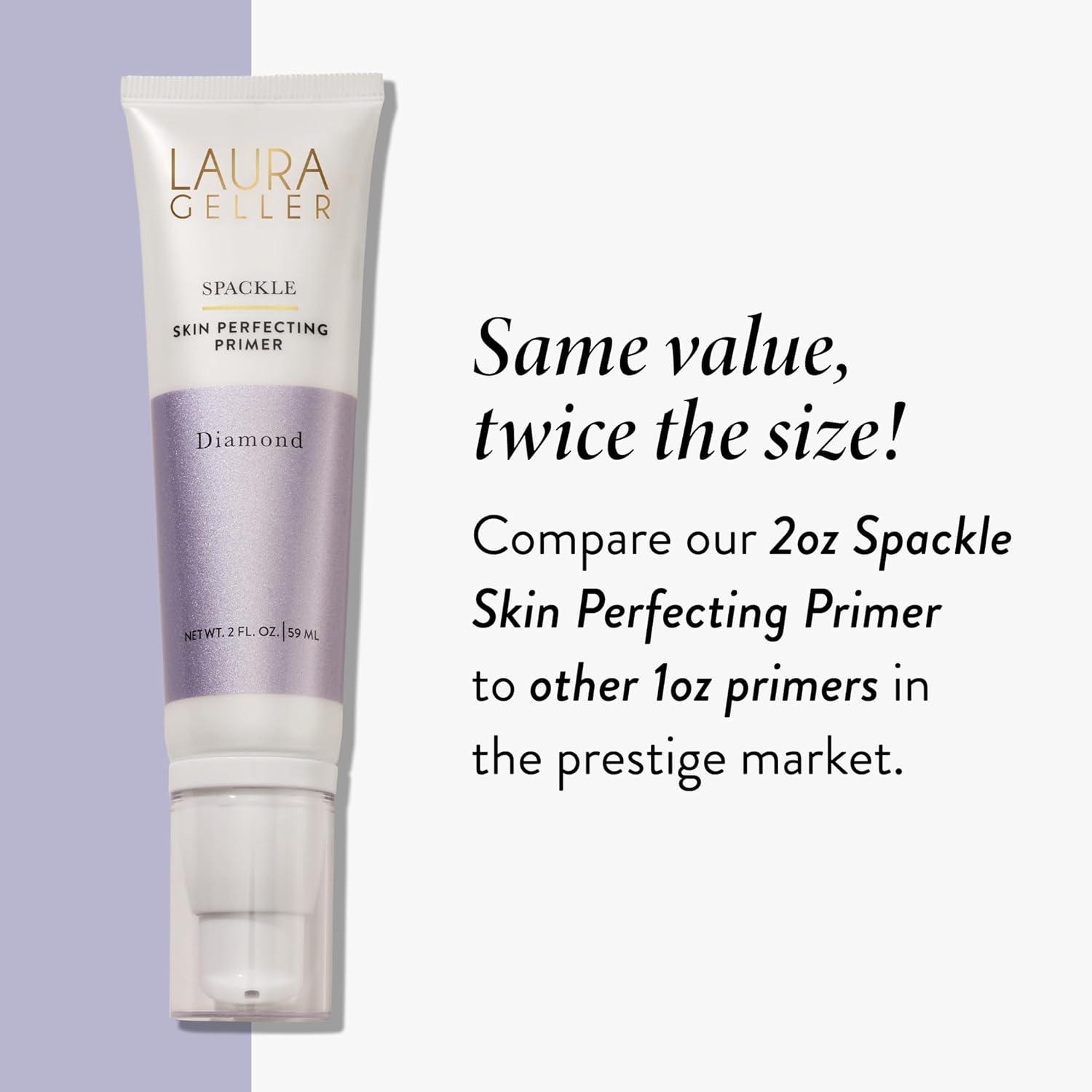 imageLAURA GELLER NEW YORK Illuminating Duo Baked BalancenGlow Illuminating Foundation Golden Medium  Spackle SkinPerfecting Makeup Primer Diamond