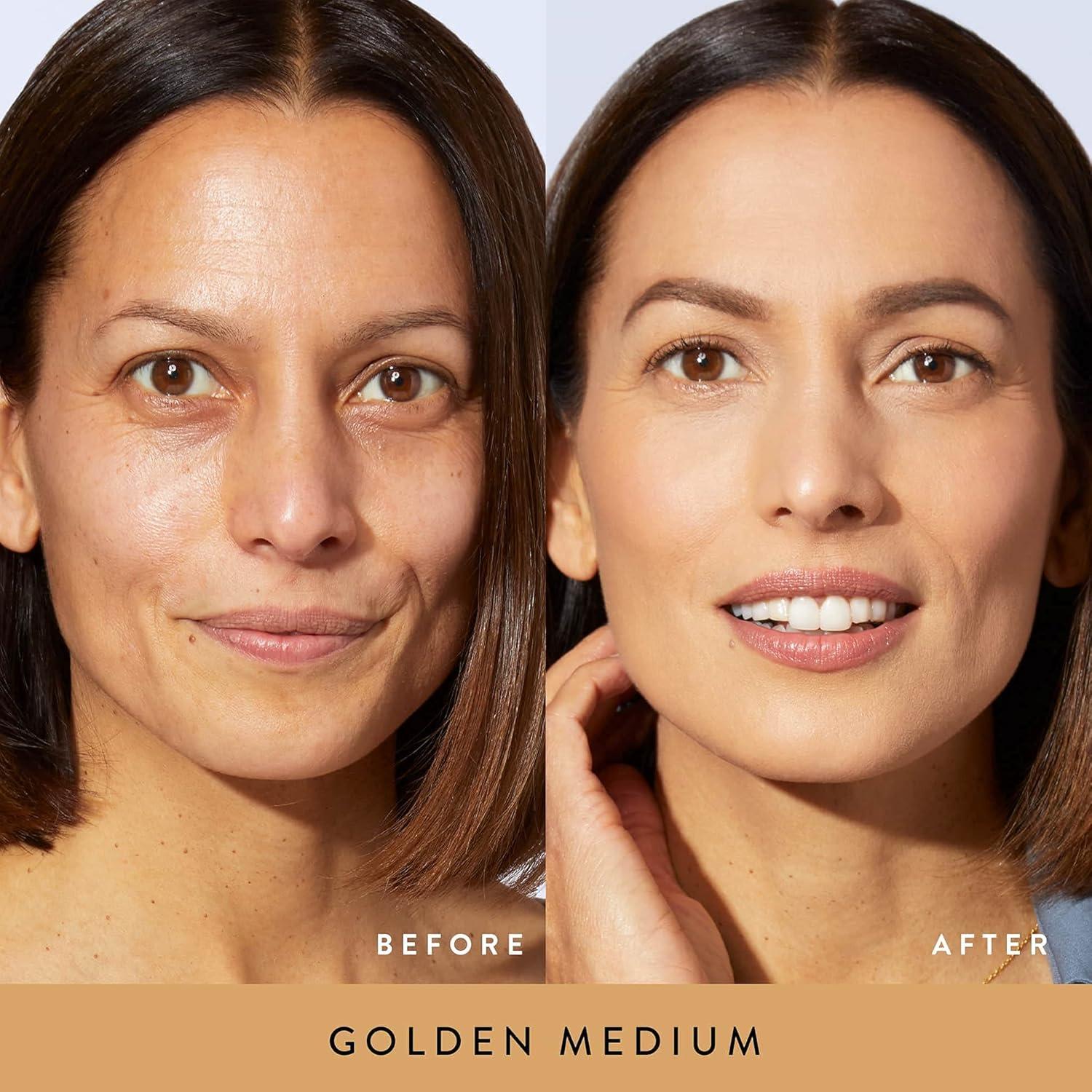 imageLAURA GELLER NEW YORK It Takes Two Baked Double Take Full Coverage Foundation  Baked BalancenBrighten Color Correcting Foundation  Golden Medium