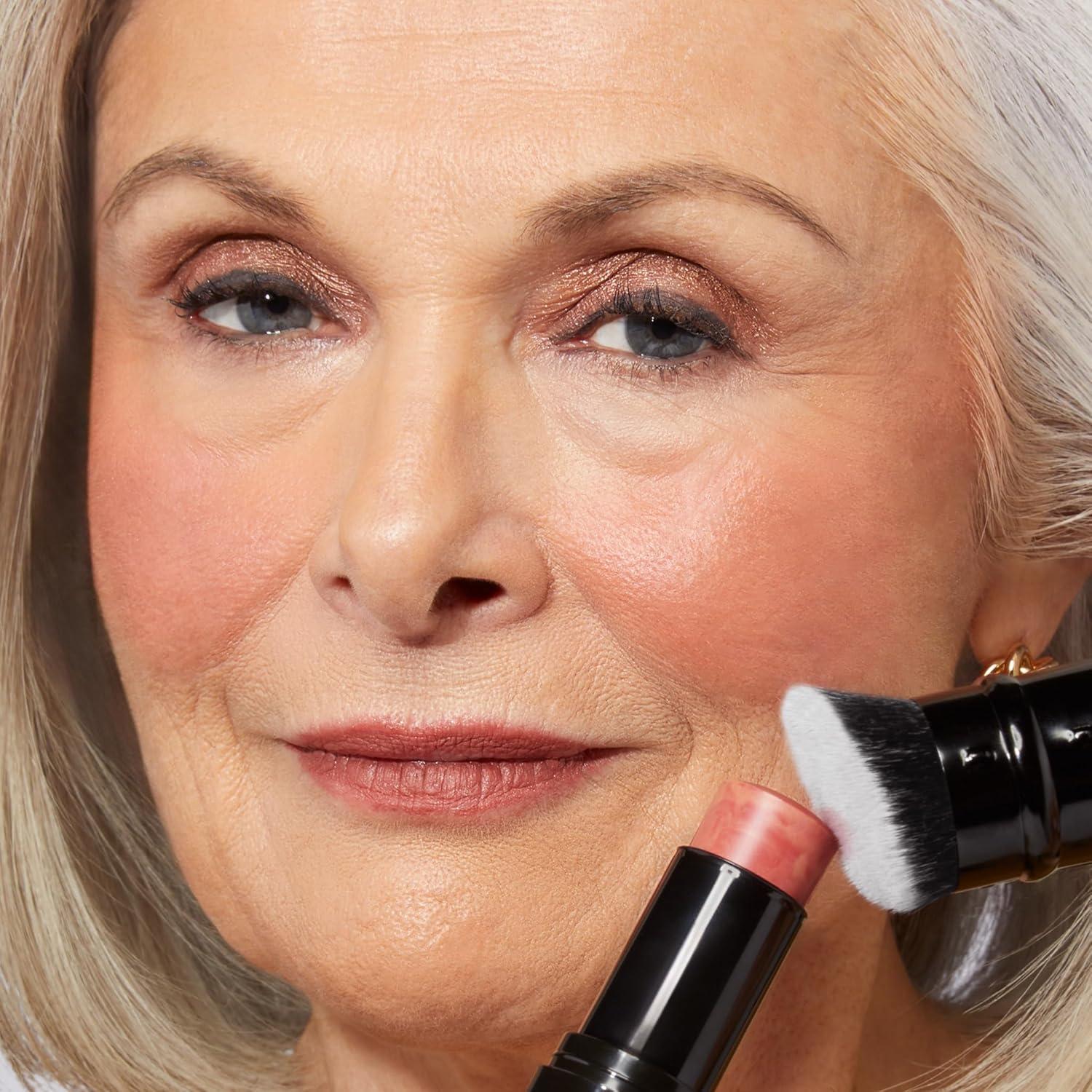 imageLAURA GELLER NEW YORK Italian Marble Blush Makeup Stick  Cream Finish Marbleized Blush for Cheeks Apricot Spritz01 Pink Fiore