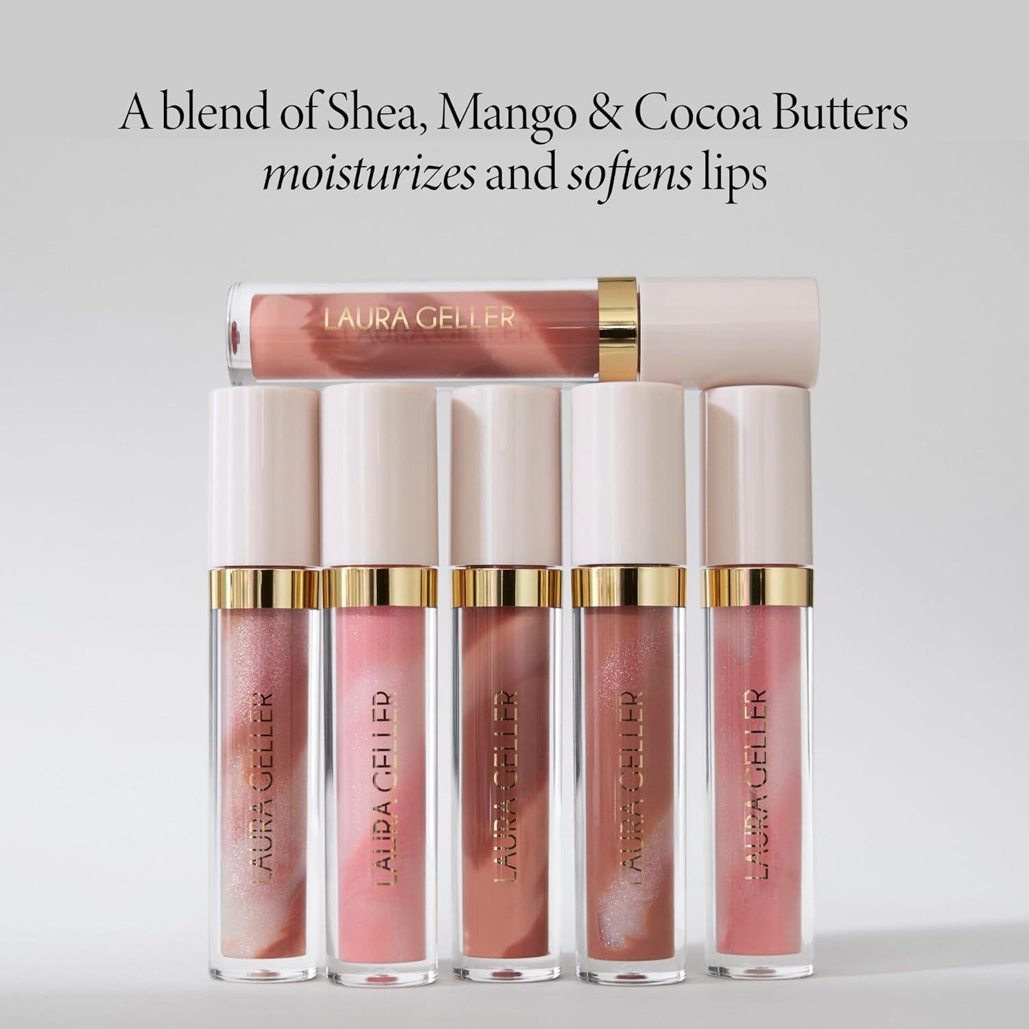 imageLAURA GELLER NEW YORK Italian Marble Glossy Lip Tint  Moisturizing Lip Gloss  Enriched with Shea Mango and Cocoa Butters 01 Brunch Mimosa01 Brunch Mimosa