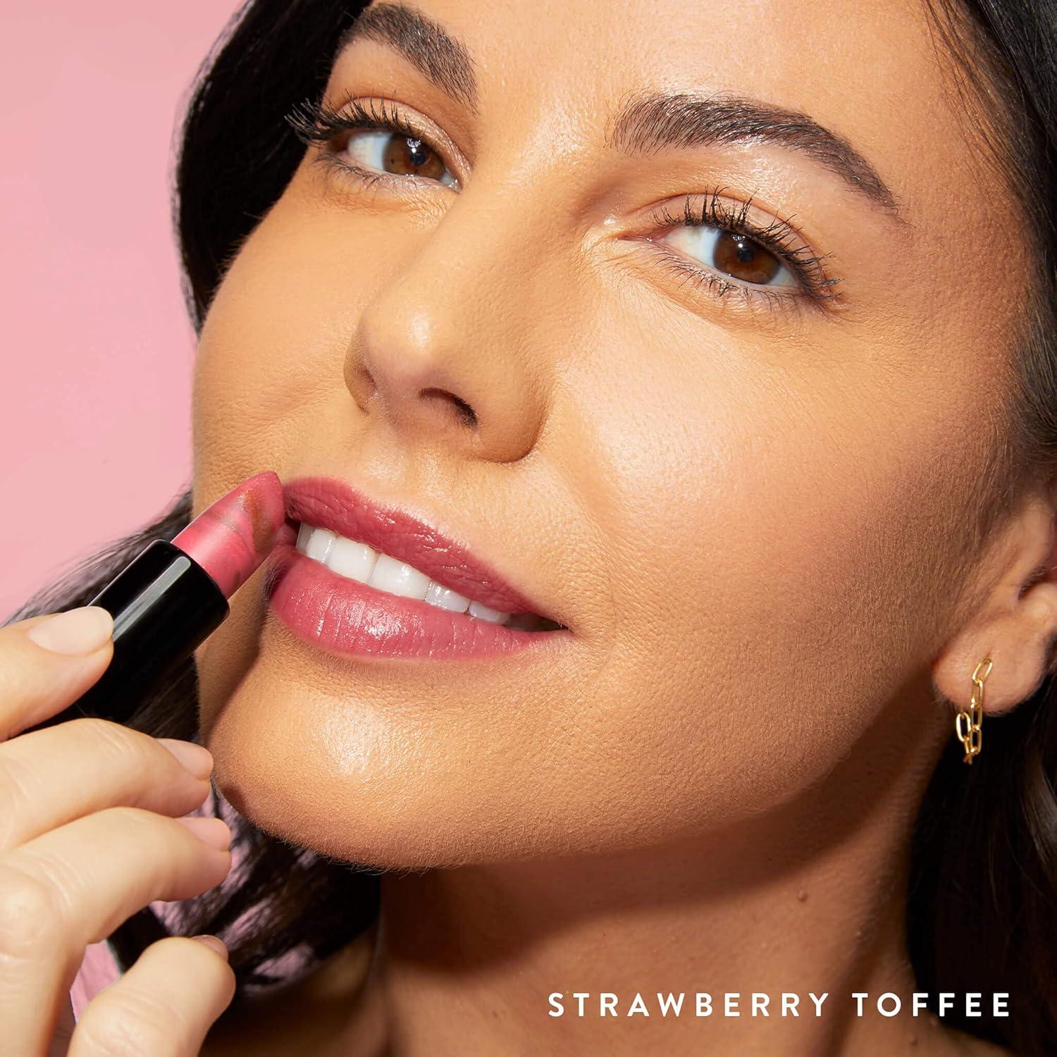 imageLAURA GELLER NEW YORK Italian Marble Sheer Lipstick  Prego  Hydrating ampamp Lightweight  Vitamin E ampamp Caster Seed Oil  Cream Finish06 Strawberry Toffee