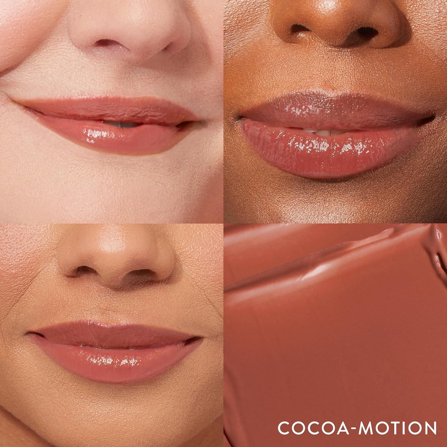 imageLAURA GELLER NEW YORK Jelly Balm Moisturizing Tinted Lip Balm  A Latte Love  Hydrating Vitamin E  SemiShine Finish10 Cocoa Motion