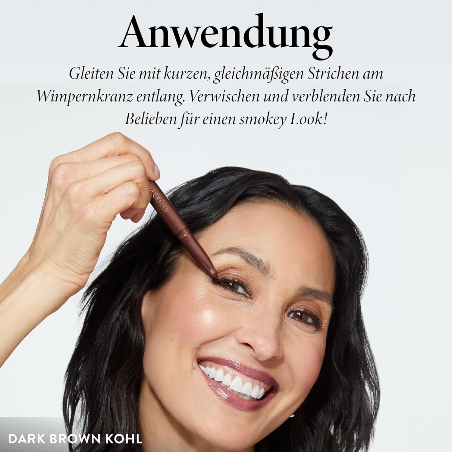 imageLAURA GELLER NEW YORK Kajal Longwear Kohl Eyeliner Pencil Duo  Deep Black ampamp Smoky Taupe  Caffeine and Vitamin E  Smooth ampamp Blendable Liner  BuiltIn Sharpener10 Smokey Quartz