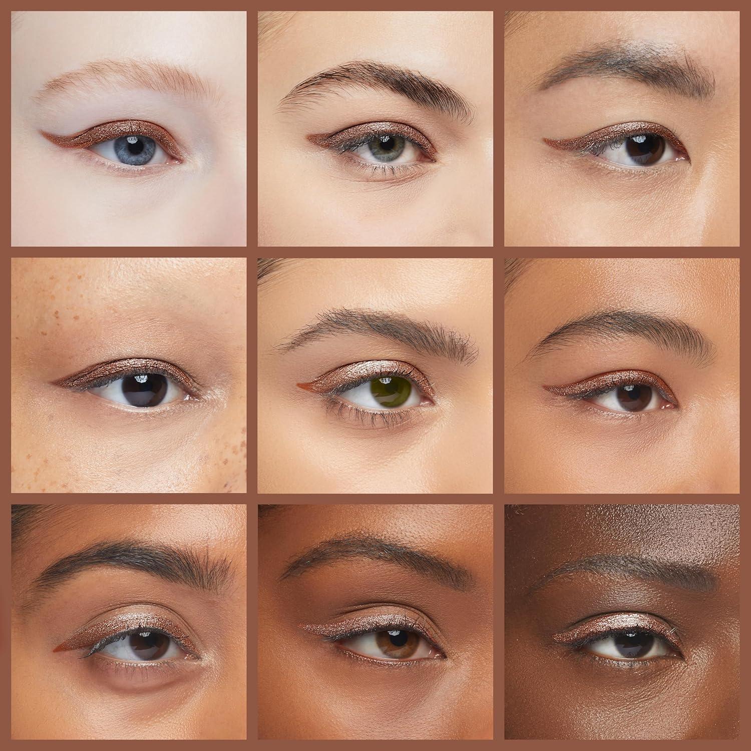 imageLAURA GELLER NEW YORK Kajal Longwear Kohl Eyeliner Pencil Duo  Deep Black ampamp Smoky Taupe  Caffeine and Vitamin E  Smooth ampamp Blendable Liner  BuiltIn Sharpener01 Dark Brown