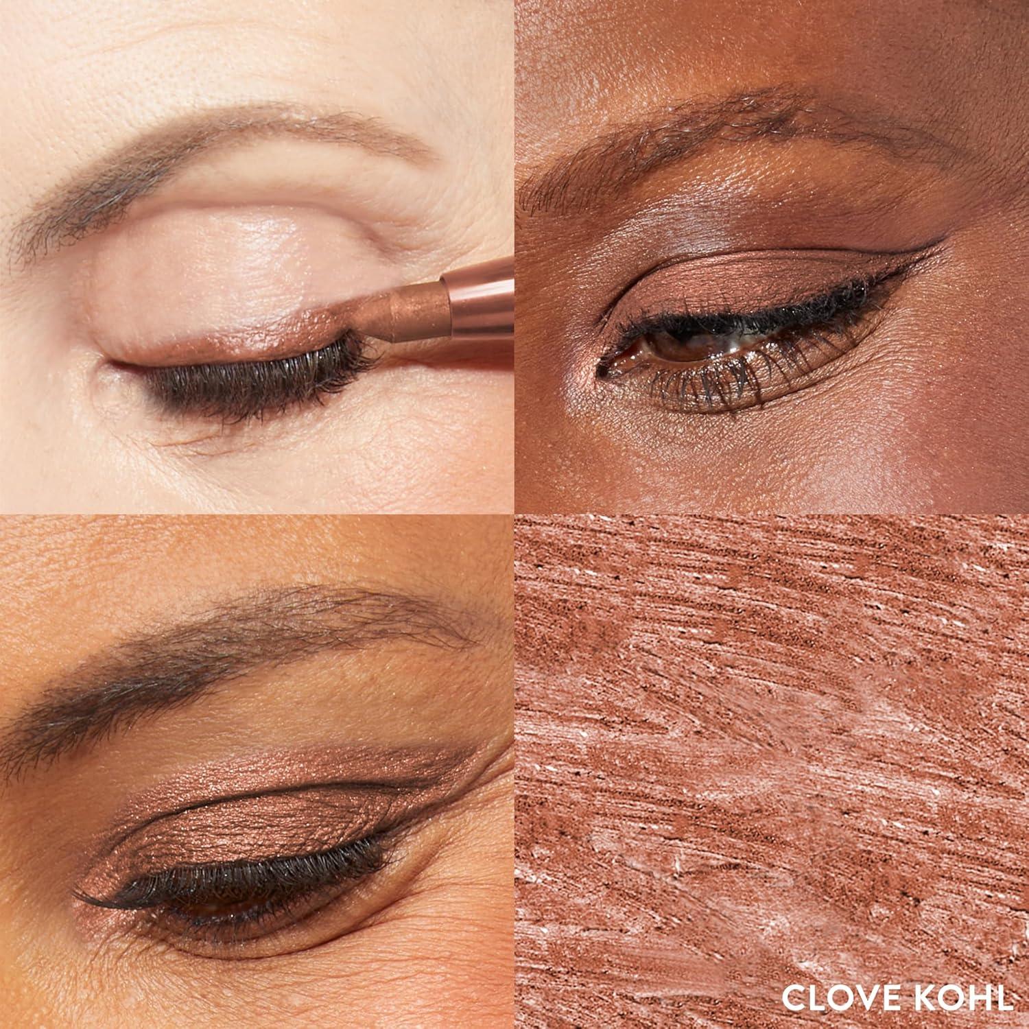 imageLAURA GELLER NEW YORK Kajal Longwear Kohl Eyeliner Pencil Duo  Deep Black ampamp Smoky Taupe  Caffeine and Vitamin E  Smooth ampamp Blendable Liner  BuiltIn Sharpener09 Clove