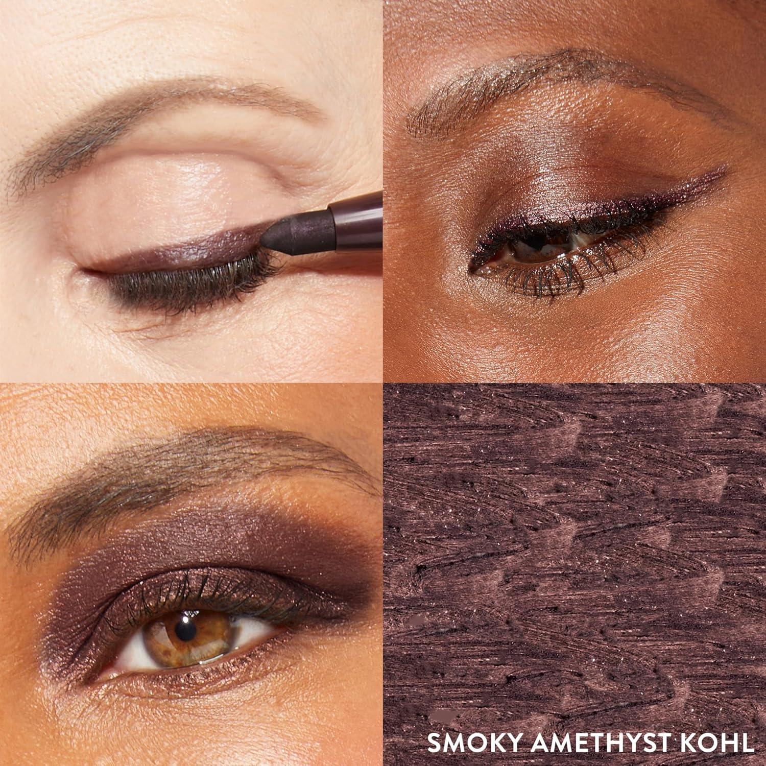 imageLAURA GELLER NEW YORK Kajal Longwear Kohl Eyeliner Pencil Duo  Deep Black ampamp Smoky Taupe  Caffeine and Vitamin E  Smooth ampamp Blendable Liner  BuiltIn Sharpener11 Smoky Amethyst