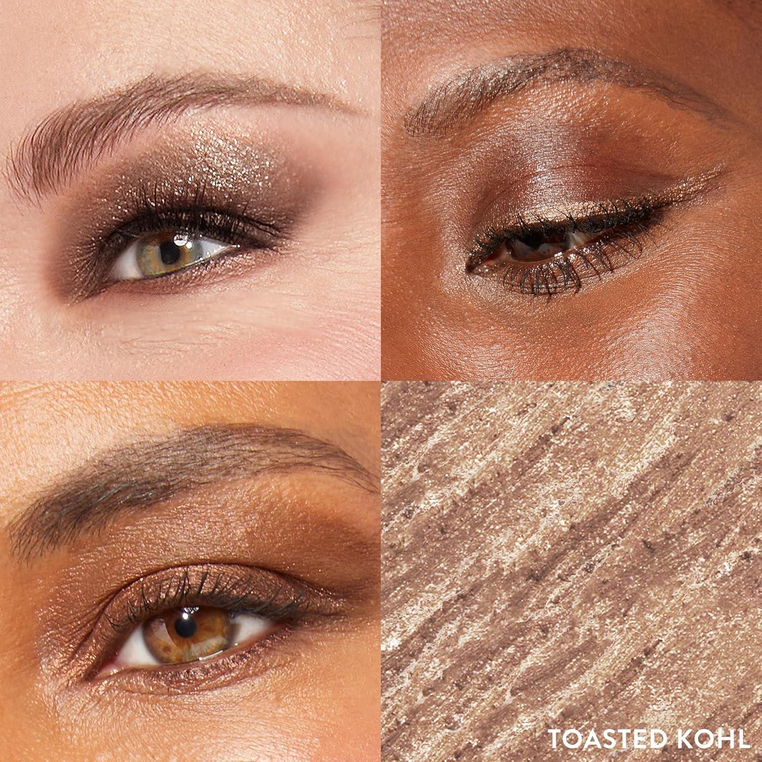 imageLAURA GELLER NEW YORK Kajal Longwear Kohl Eyeliner Pencil Duo  Deep Black ampamp Smoky Taupe  Caffeine and Vitamin E  Smooth ampamp Blendable Liner  BuiltIn Sharpener13 Rose Gold Kohl