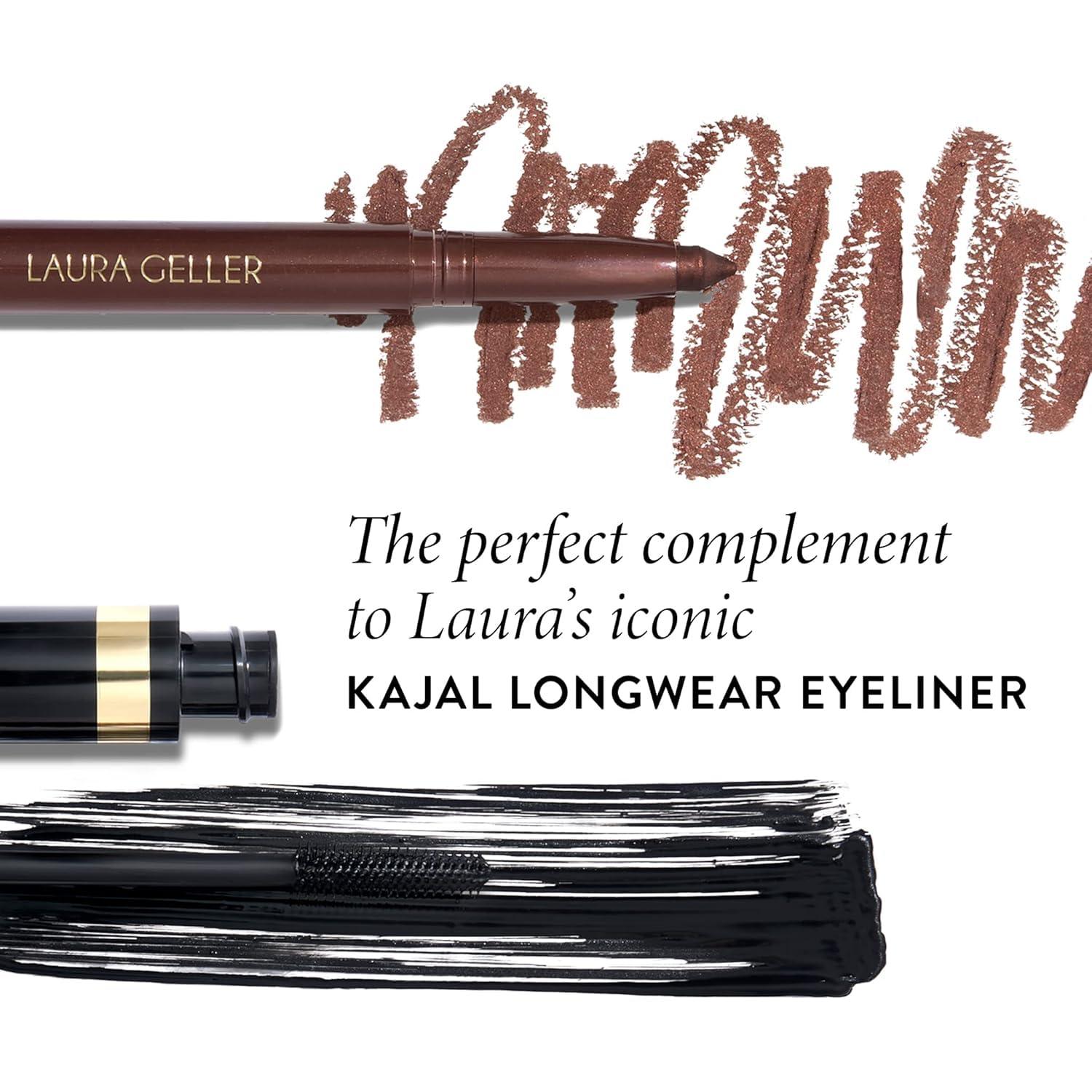 imageLAURA GELLER NEW YORK Kajal Longwear Mascara  Lengthening Defining Curling Buildable Formula Eye Makeup  Innovative Curling Brush  1 count01 Black