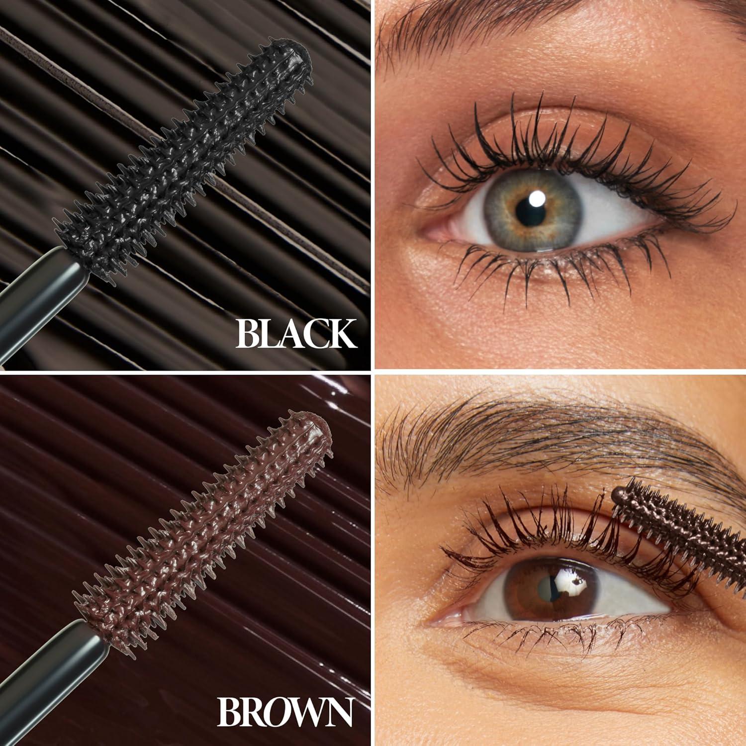 imageLAURA GELLER NEW YORK Kajal Longwear Mascara  Lengthening Defining Curling Buildable Formula Eye Makeup  Innovative Curling Brush  1 count01 Black
